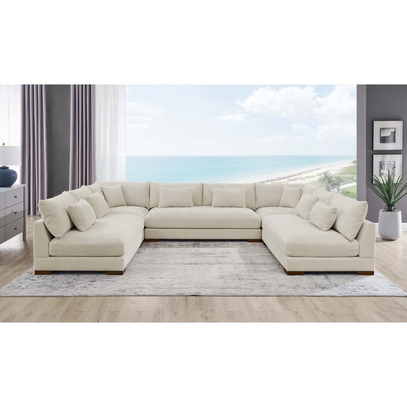 caoimh corduroy sectional (middle seat of the sectional only)