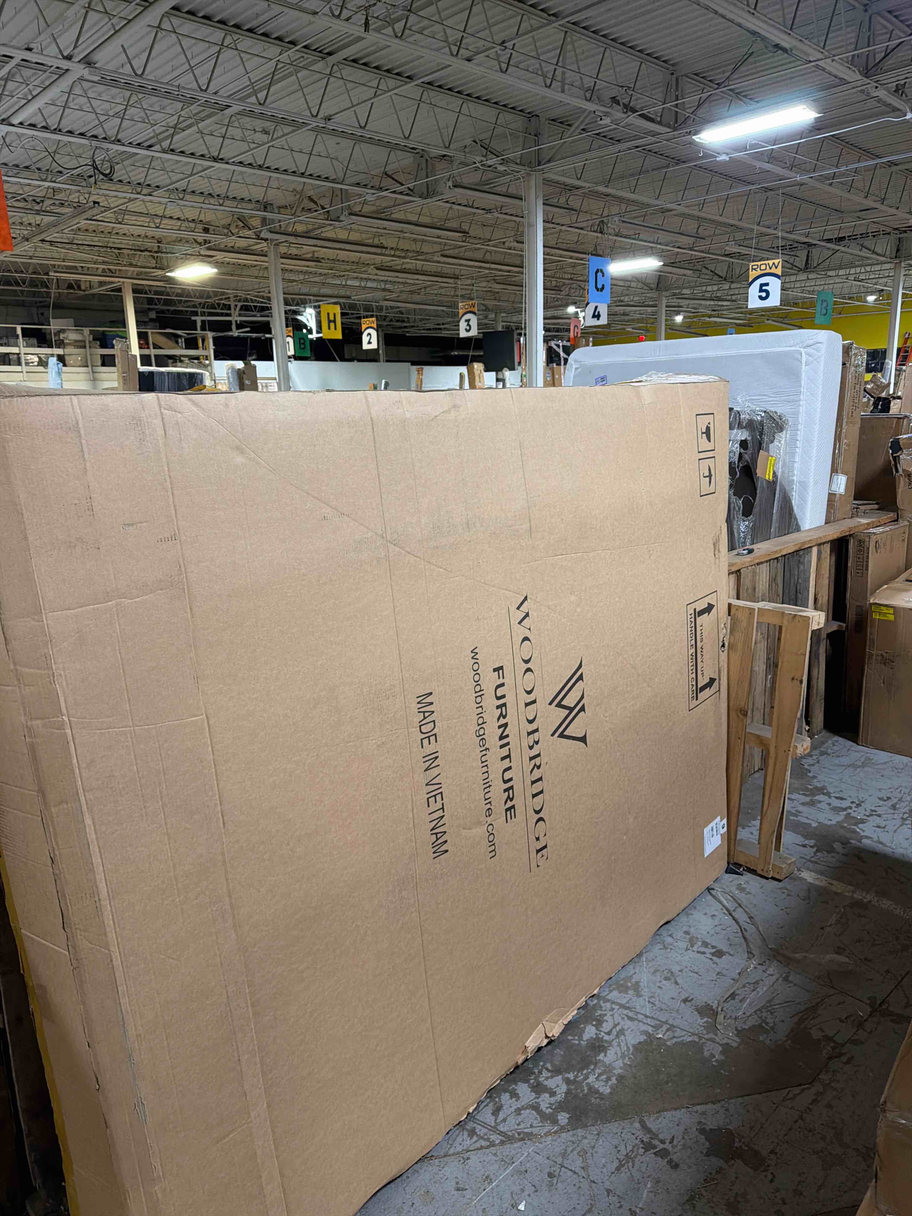 Condition photo showing As Is for atrium bed