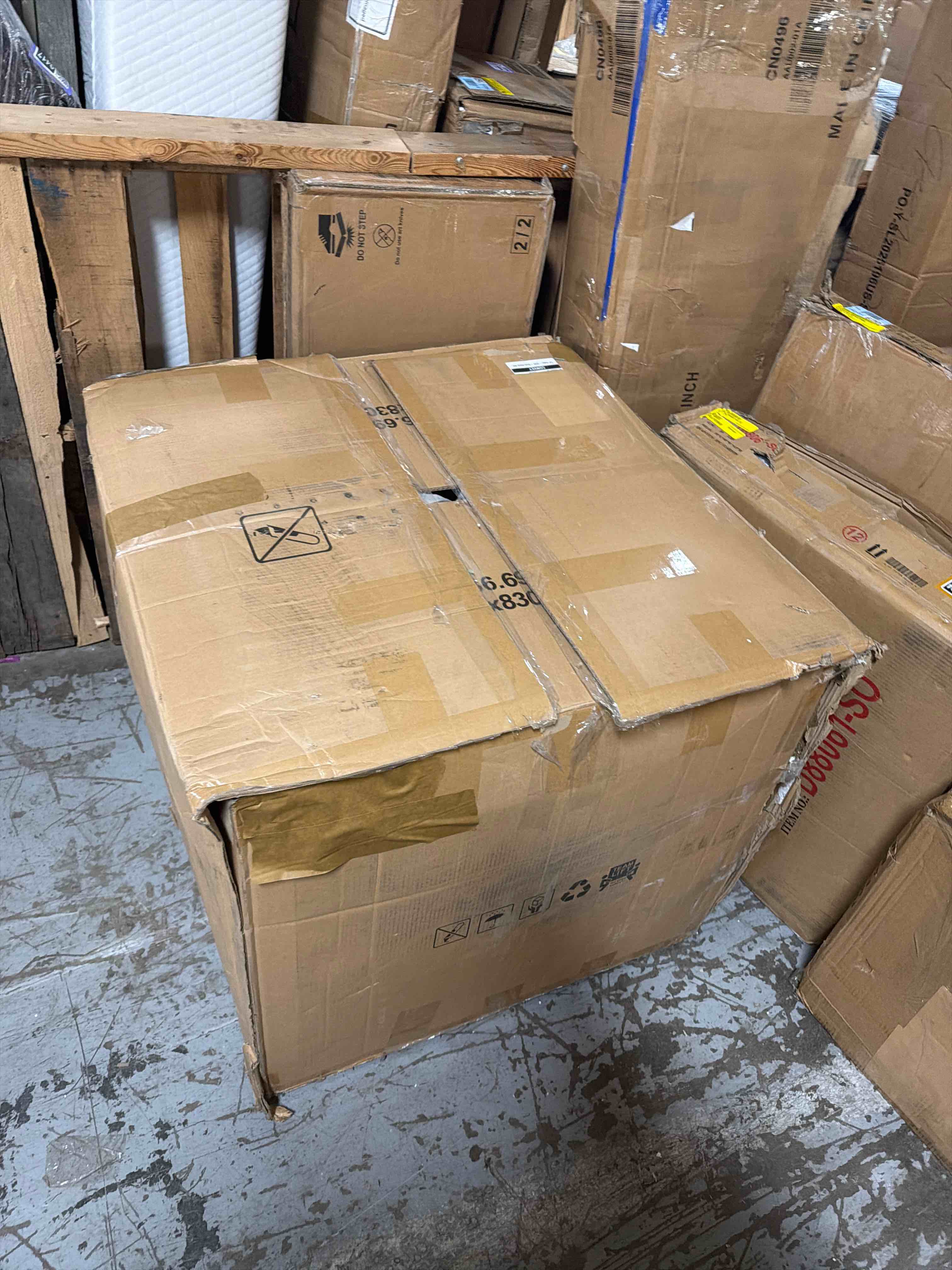 Condition photo showing New/Like New for Marcy Upholstered Swivel Barrel Chair