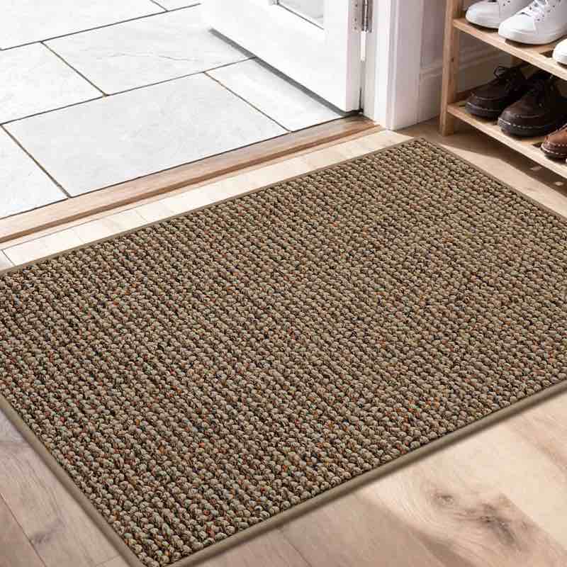 premium door mat, non-slip washable entrance mat, dirt resistant and absorbent welcome mat