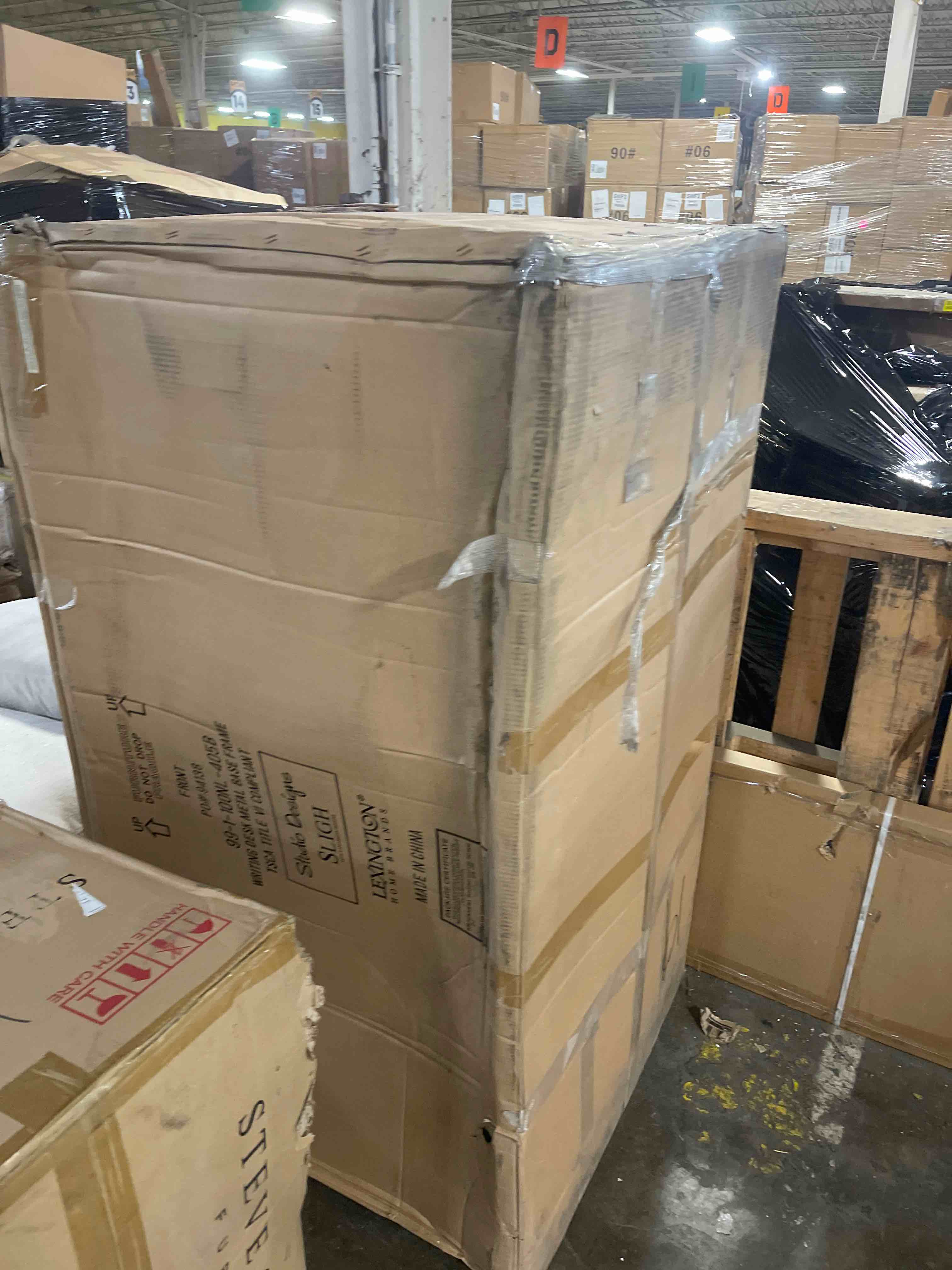 Condition photo showing As Is for Sligh Studio Designs La Costa Live Edge Writing Desk