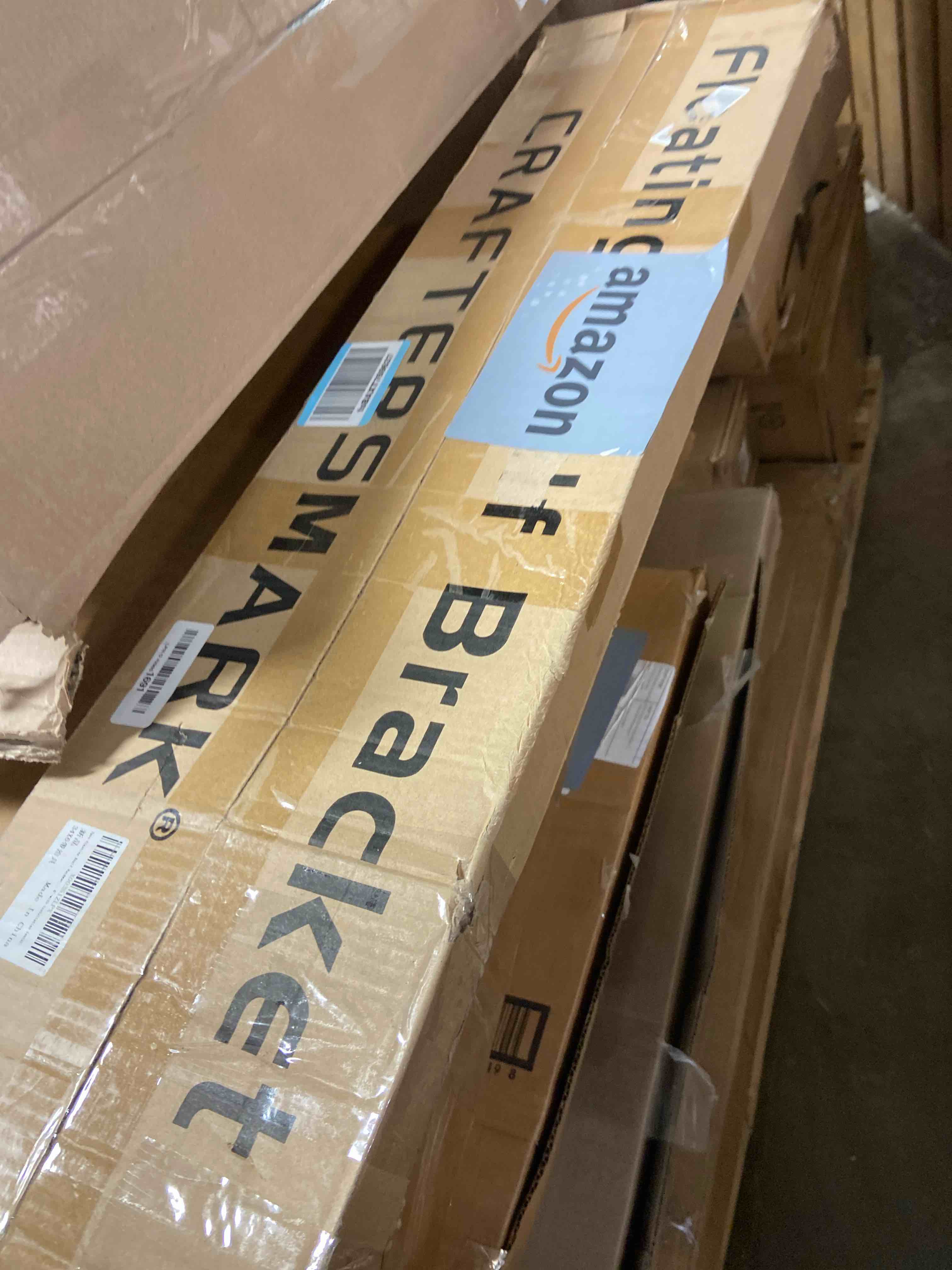 Condition photo showing New/Like New for 2pcs Floating Shelf Hardware Heavy Duty Hidden Shelf Brackets Support,Wall Mounting Invisible Floating Shelves Bracket (34" x 6" x 1.5" with Tools)