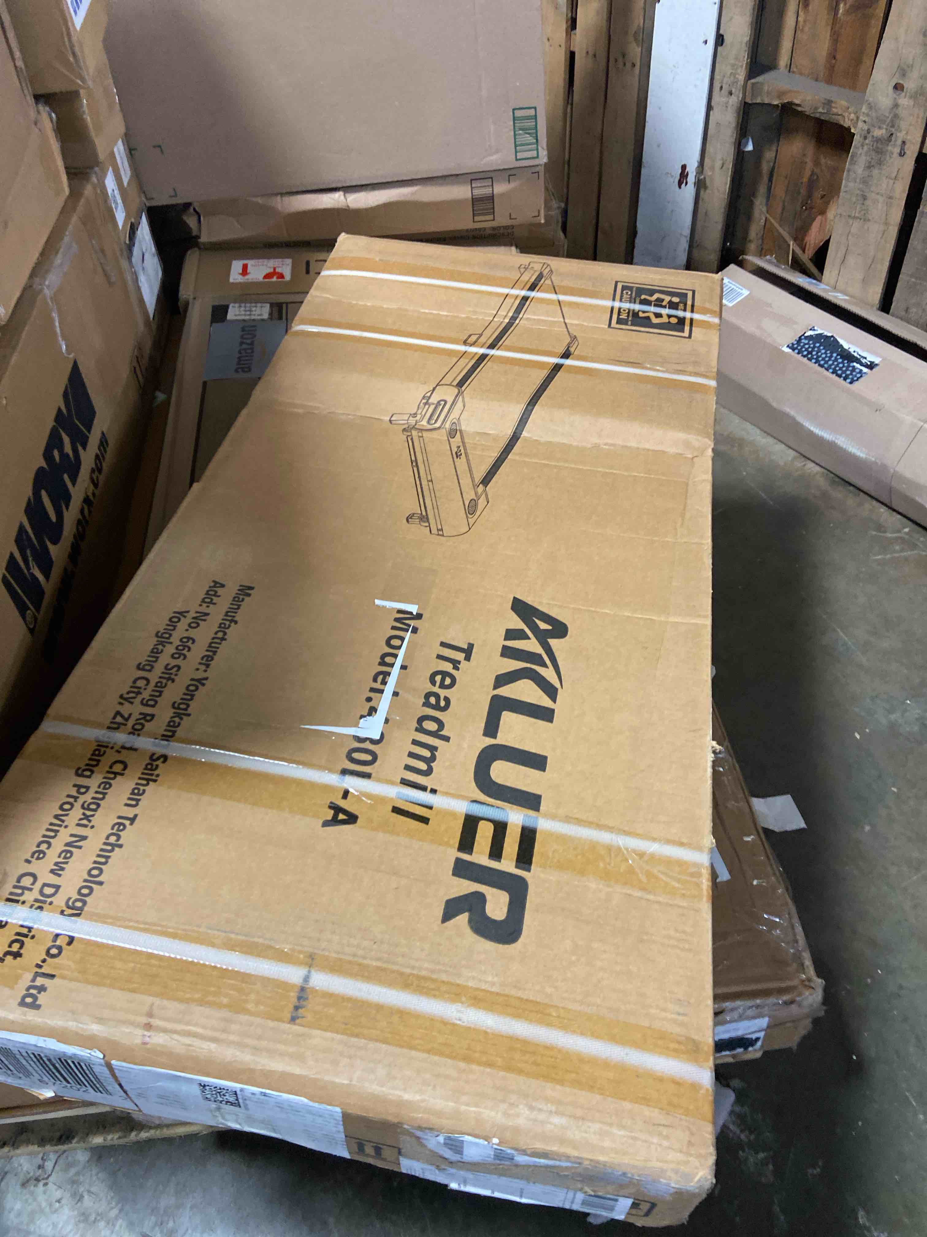 Condition photo showing Good Condition for Walking Pad with Incline, Akluer Incline Treadmills for Home, 2.5 HP Under Desk Treadmill Small with Remote Control, Walking Pad Small Treadmill with LED Display