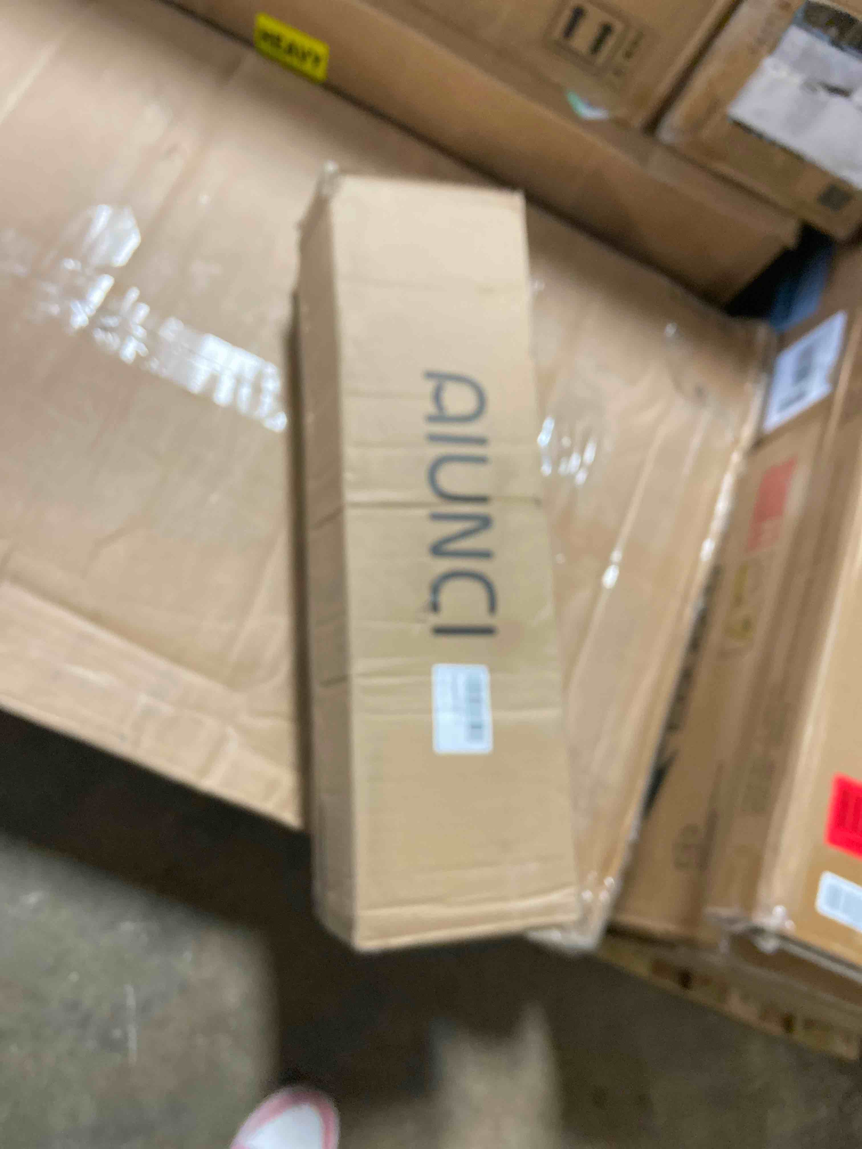 Condition photo showing New/Like New for 20in Alabaster Wall Sconce, Modern Black Sconces, Oval Spanish Marble Bathroom Light Fixture, Hardwired LED Wall Light for Bedroom Living Room Staircase Hallway Dining Room Black 20 in-1 Pack