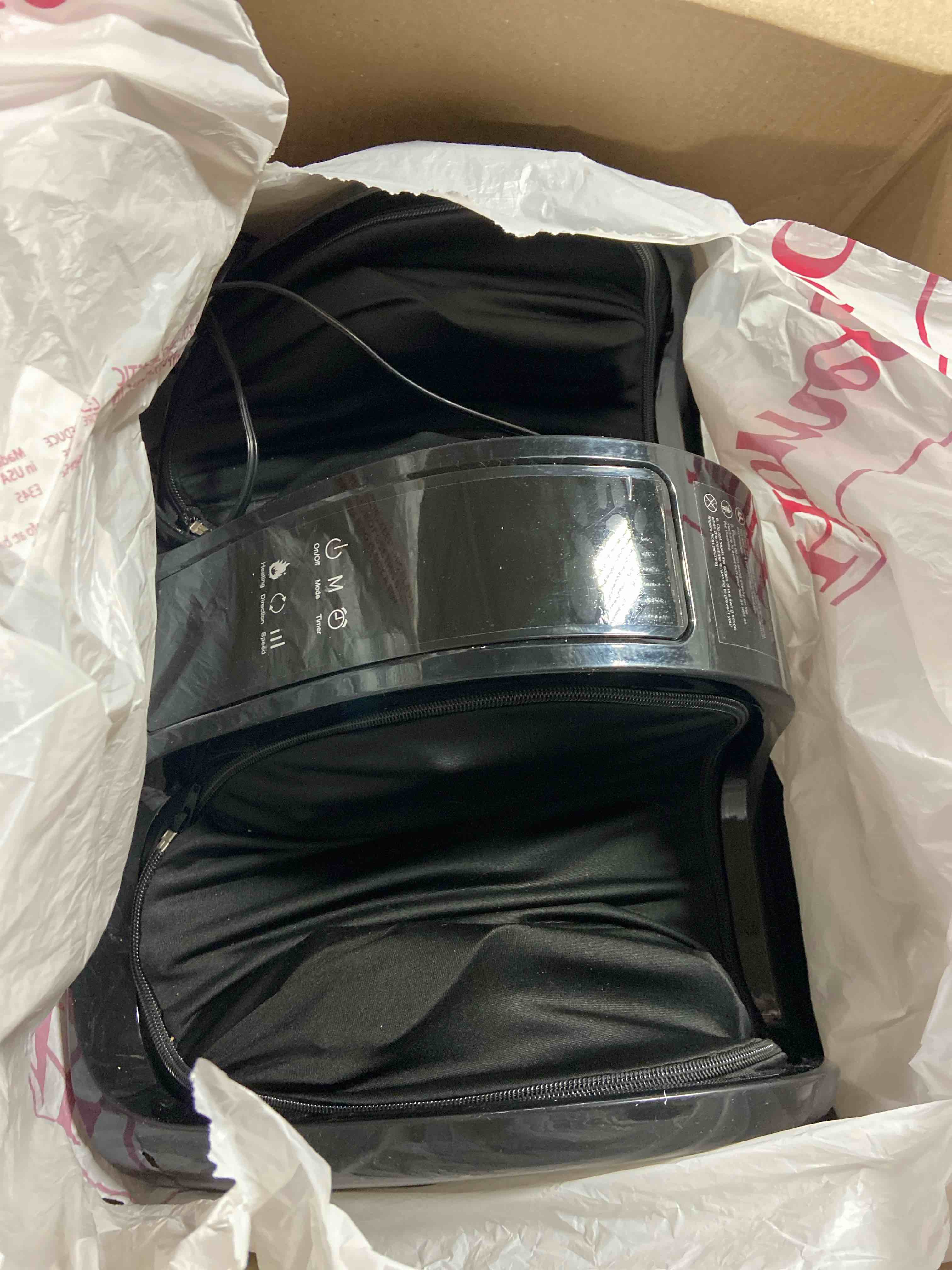 Condition photo showing Good Condition for Foot Massager for Neuropathy, FSA Eligible HSA Feet Massager with Heat, 3-Heating for Circulation and Pain Relief, Deep Kneading Rolling for Calf-Feet-Arm Relaxation, Plantar Fasciitis Black