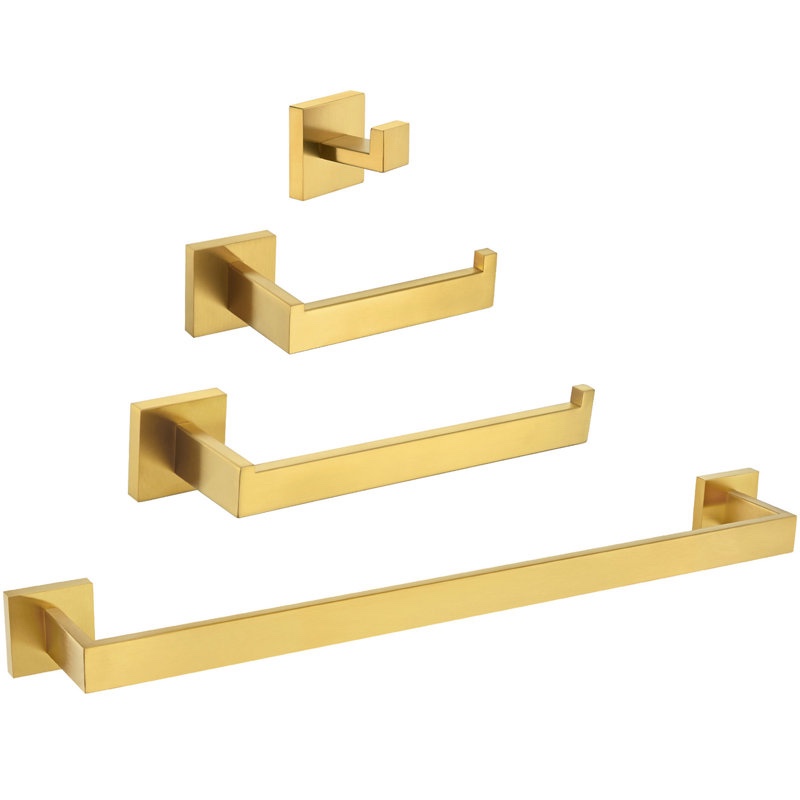 4 - Piece Bathroom Hardware Set