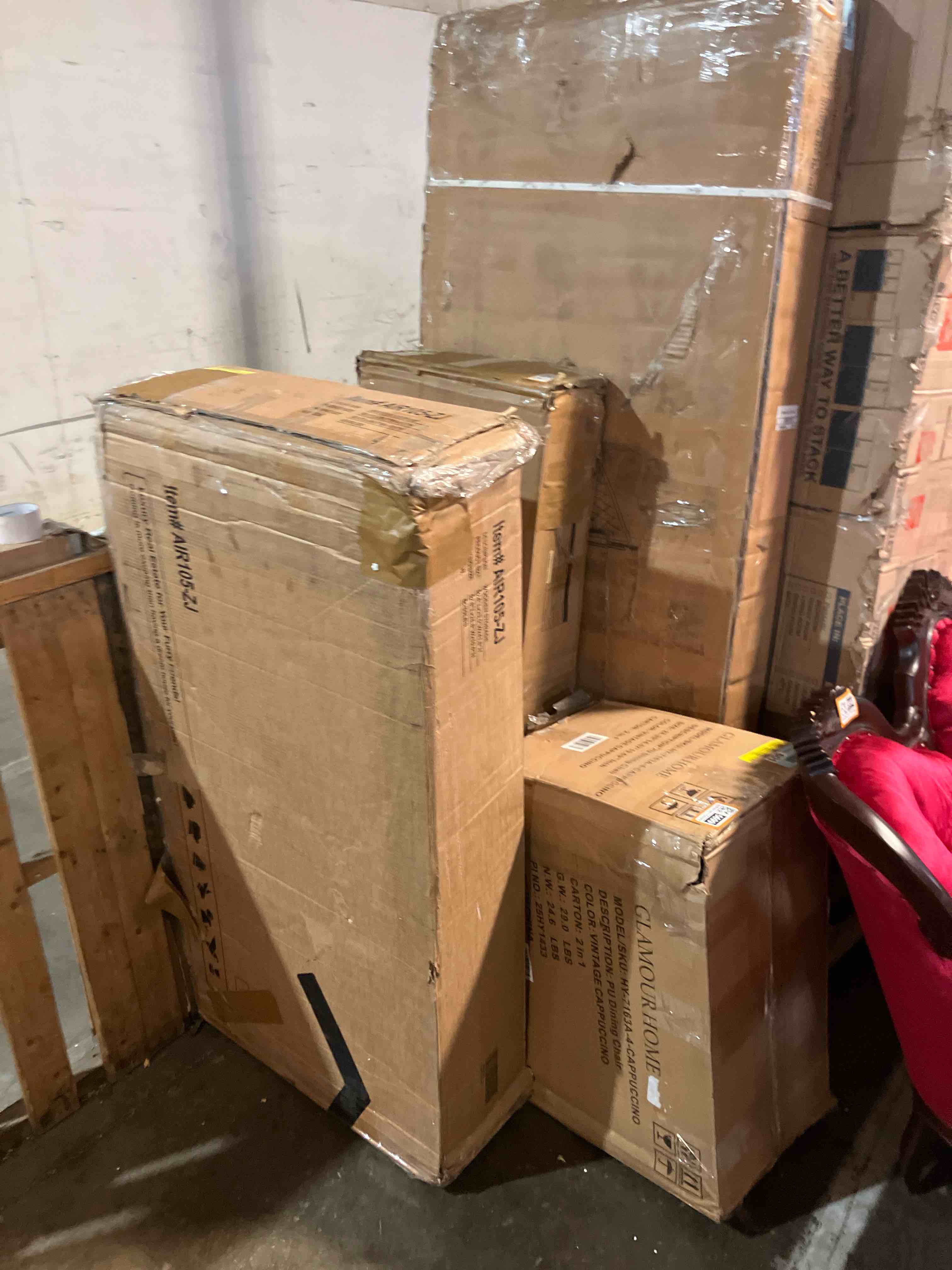 Condition photo showing New/Like New for 13 Gallons Tilt Out Trash Cabinet Free Standing Kitchen Storage Cabinet Recycling Trash Can Cabinet With Hideaway Drawers Pet Proof Trash Can Holder For Kitchen Living Room