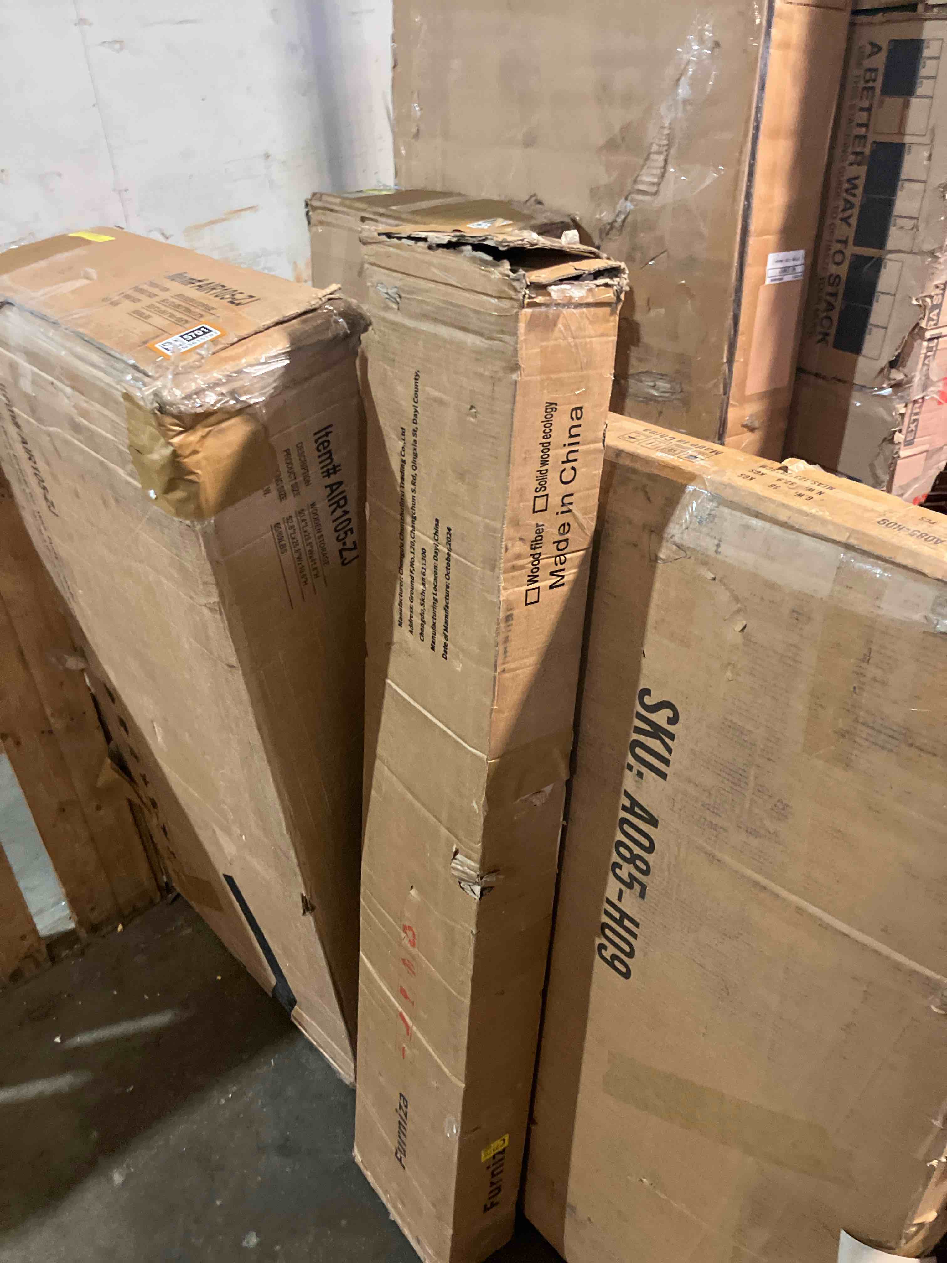 Condition photo showing New/Like New for 55" Floating TV Stand With Power Outlets, Modern Wall Mounted Media Console Shelf With Doors (Black)