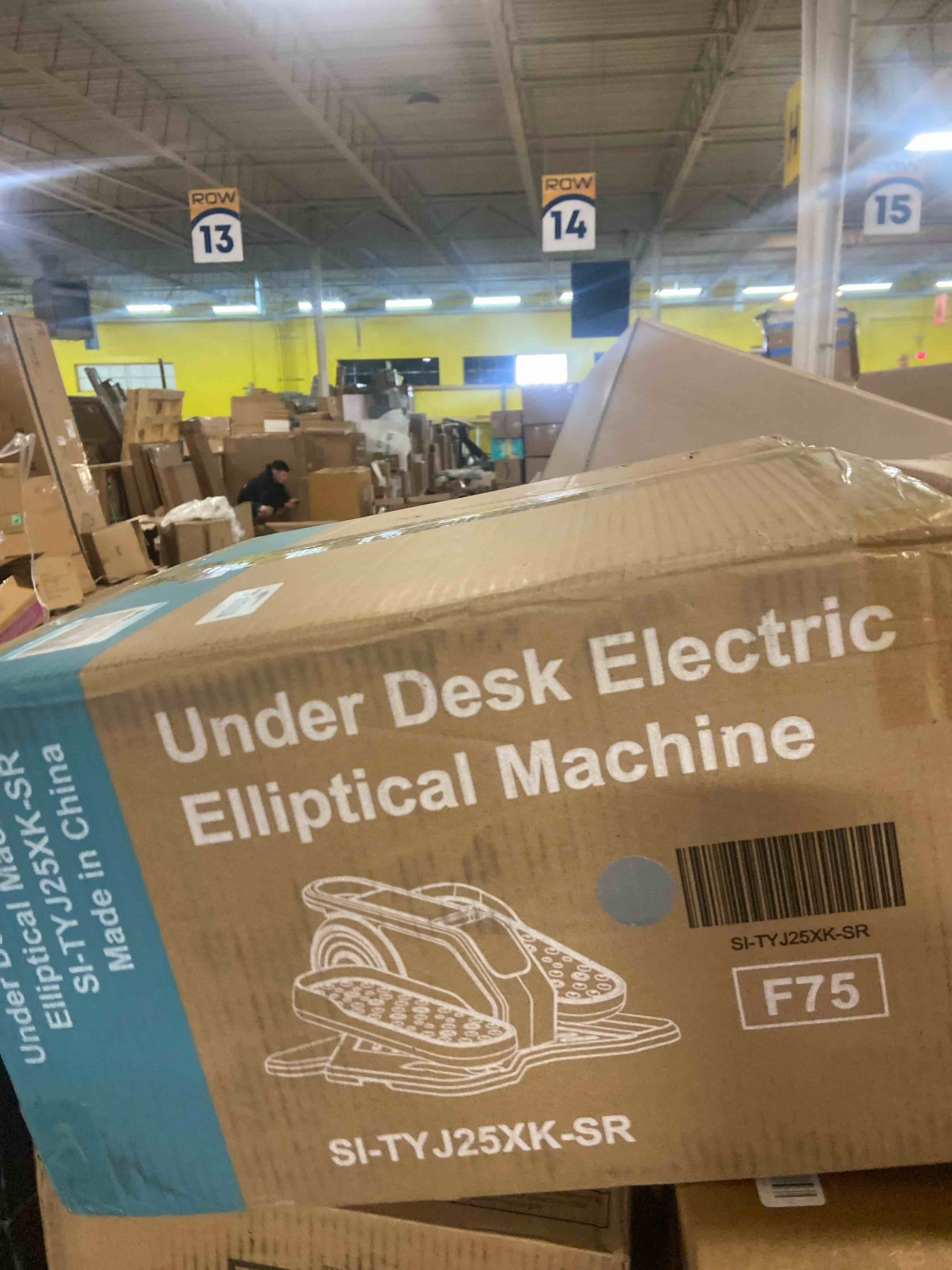 Condition photo showing New/Like New for NEWBULIG Under Desk Elliptical Machine, Ellipse Leg Exerciser As Seen On TV with Remote Control, 12 Adjustable Speeds, Forward & Reverse, Mini Ellipse Leg Trainer for Home & Office