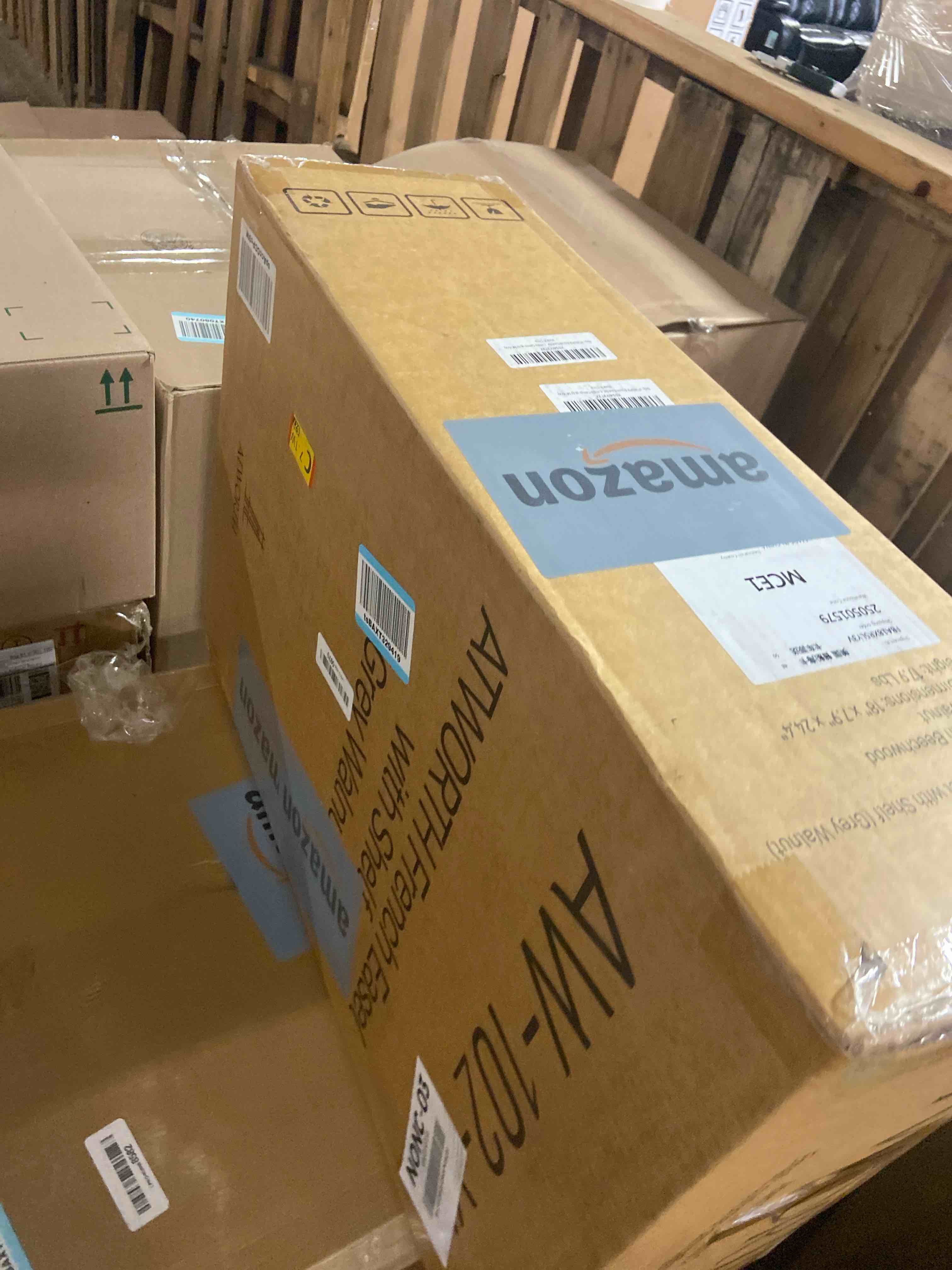 Condition photo showing New/Like New for ATWORTH French Easel for Painting, Deluxe Beech Wooden Field & Studio Sketchbox Easel Stand with Metal Side Tray, Portable& Easy Transport for Painting Outdoor, Holds Canvas up to 34"- Gray Walnut