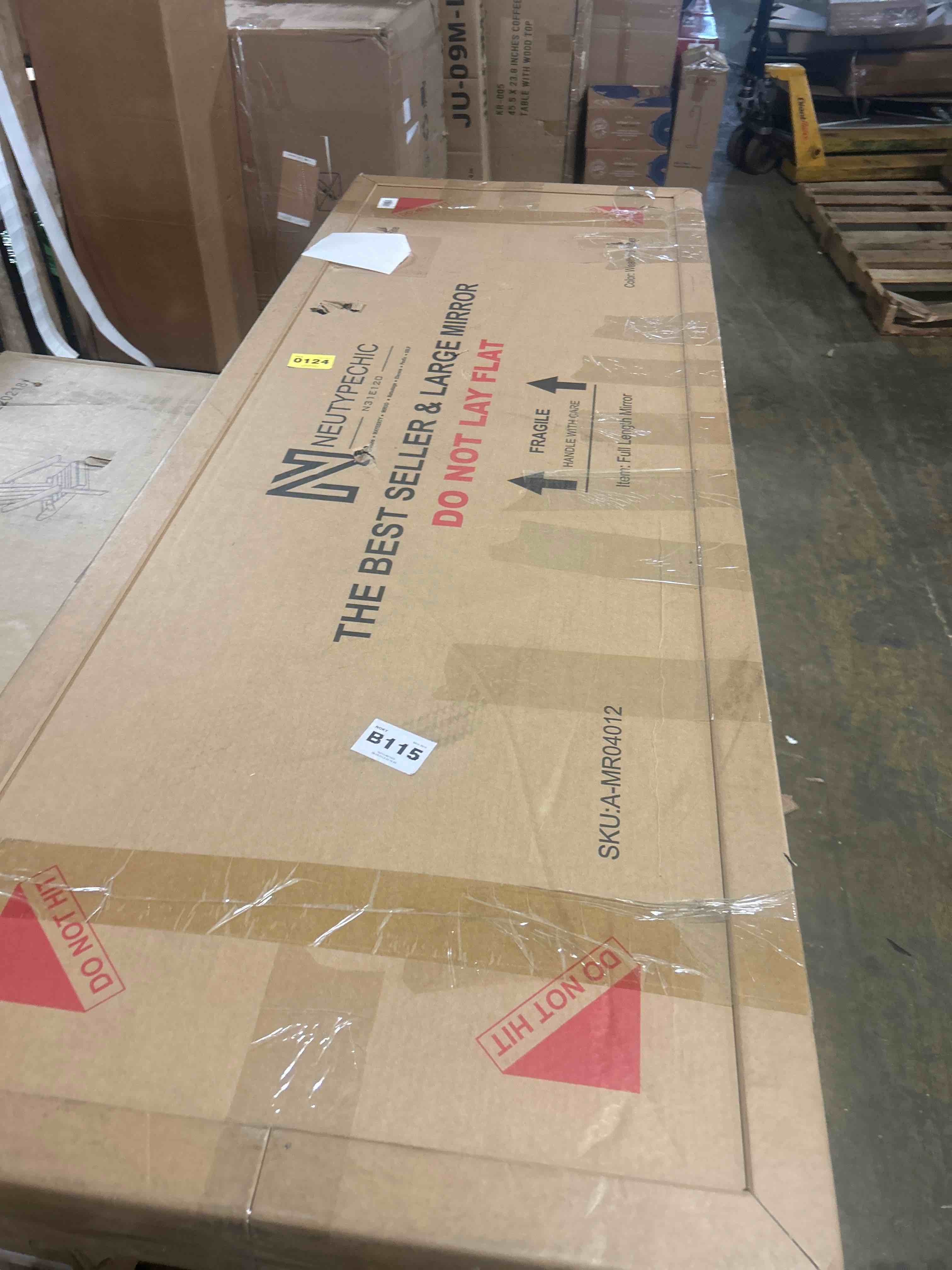 Condition photo showing New/Like New for Alexiyah Arch Solid Wood Mirror