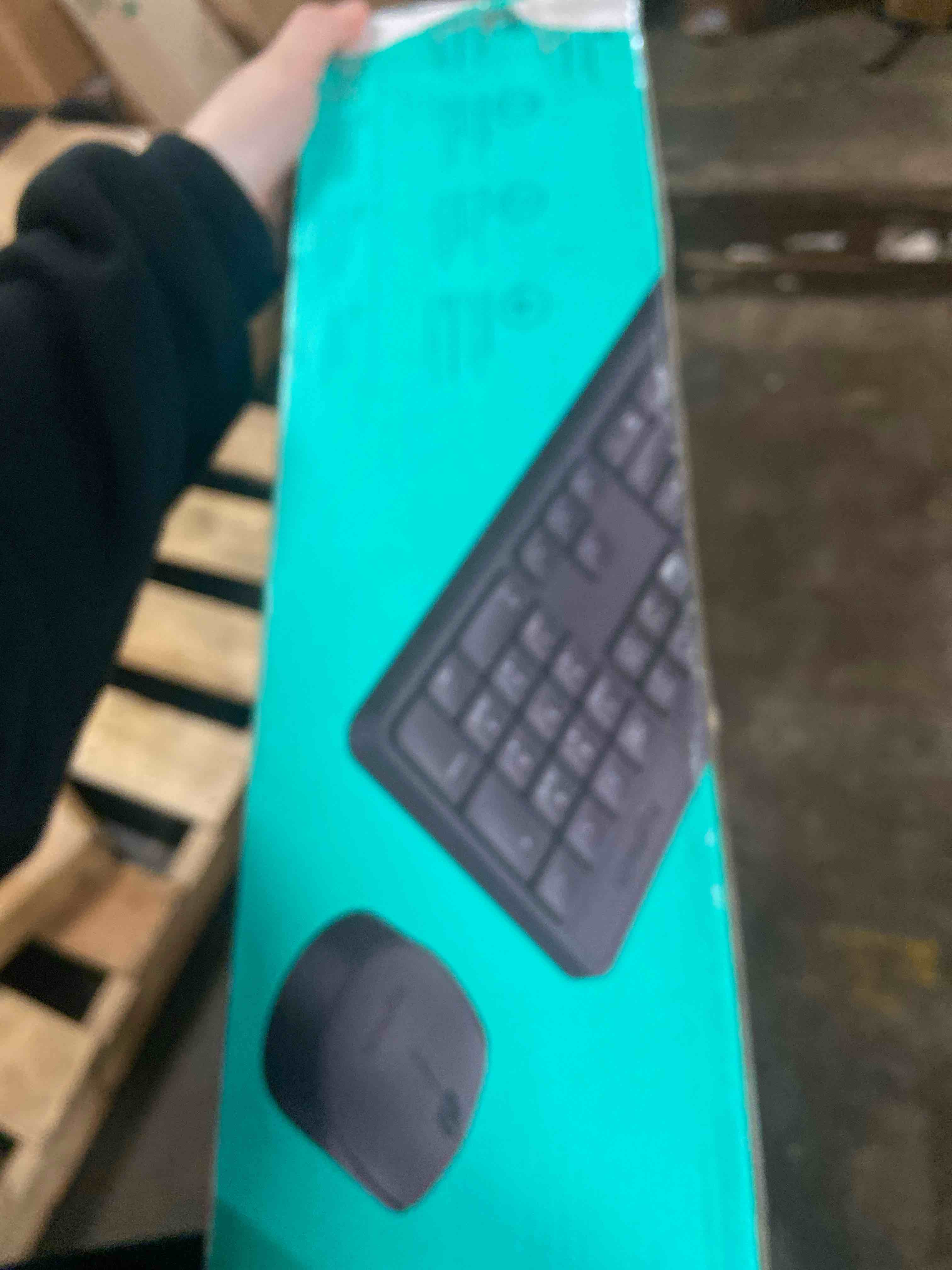 Condition photo showing New/Like New for Logitech MK235 Wireless Keyboard and Mouse Combo for Windows, USB Receiver, Long Battery Life, Laptop and PC Keyboard and Mouse Wireless