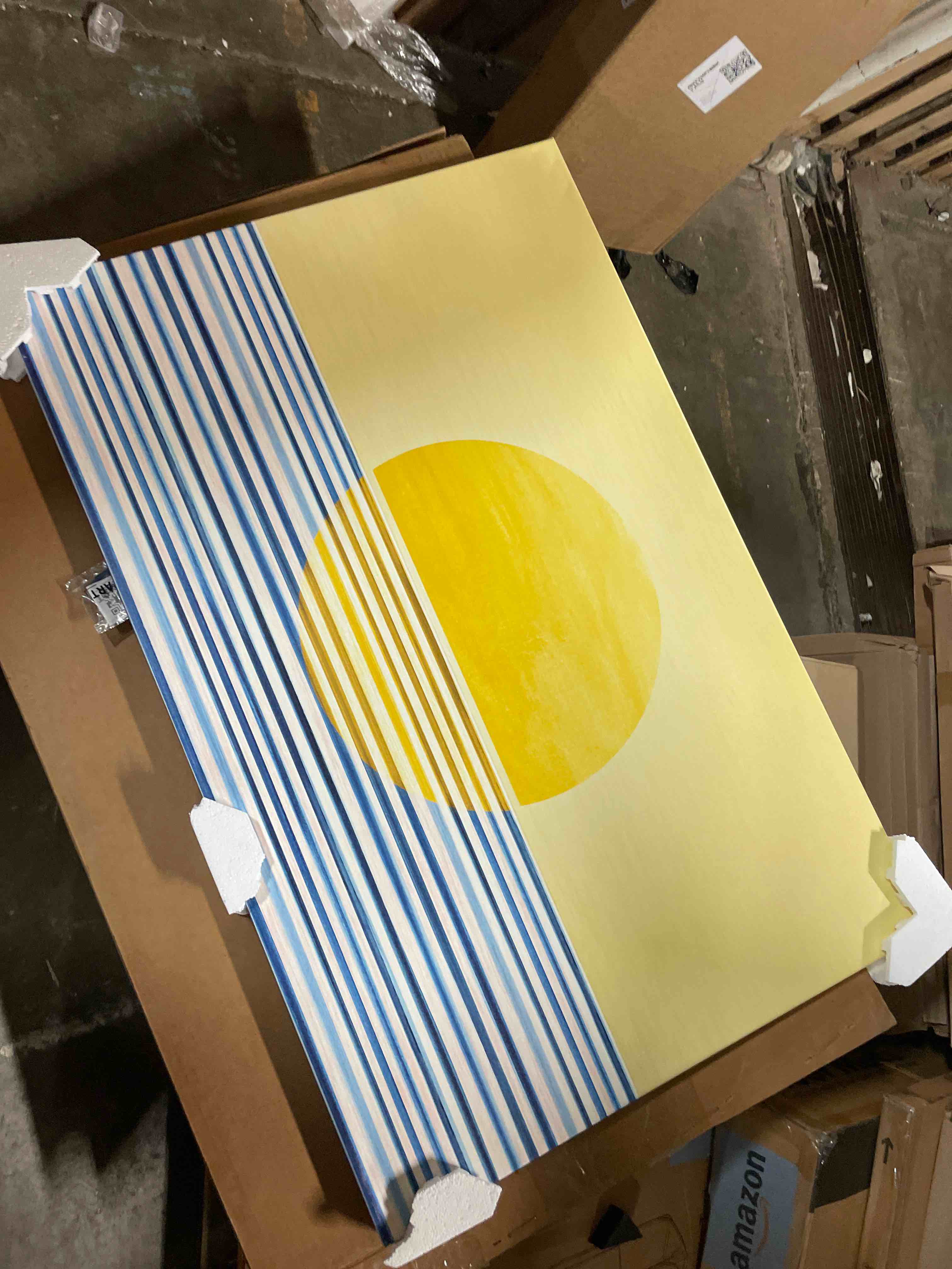 Condition photo showing New/Like New for " Abstract Sunset II "