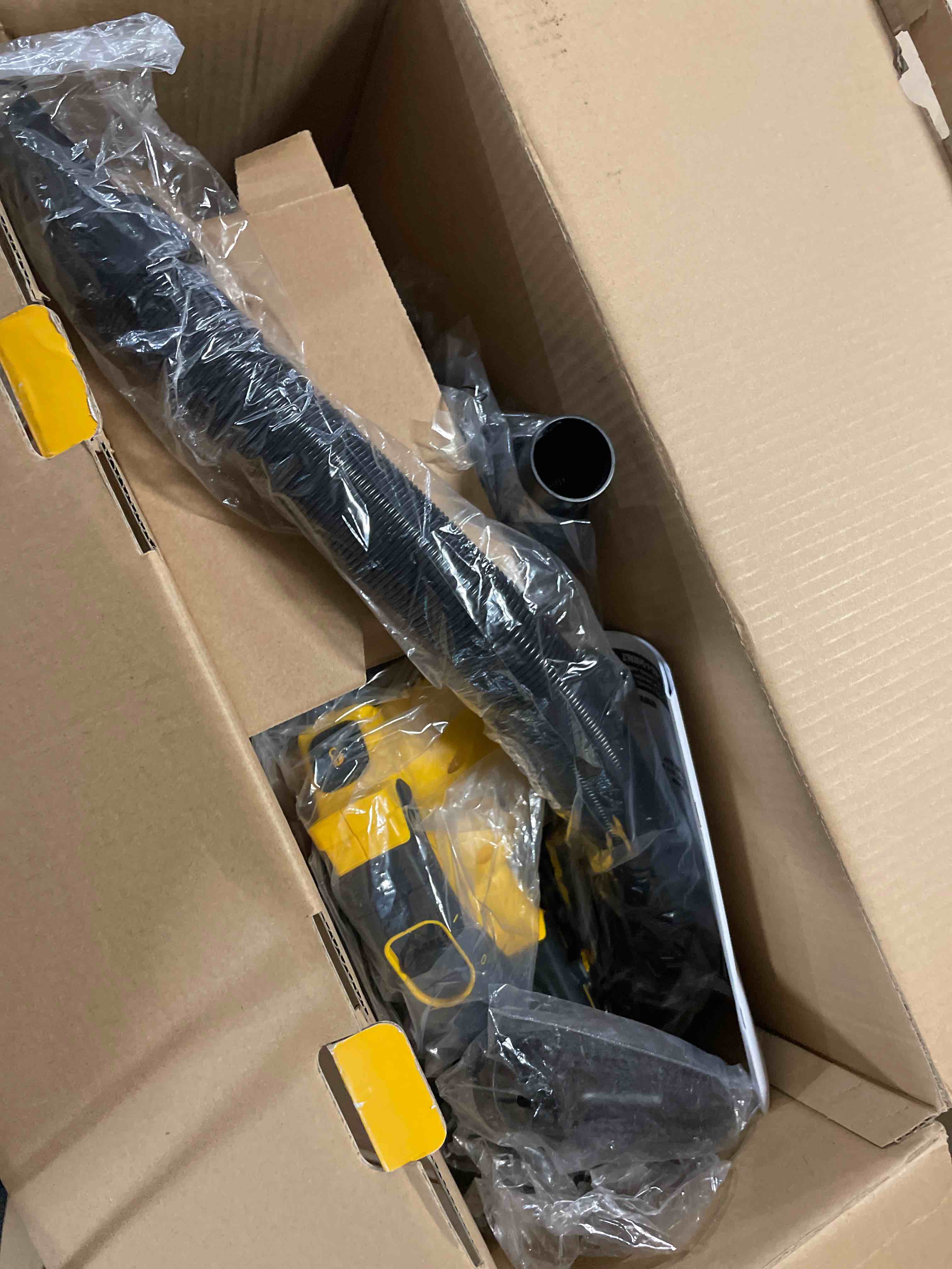 Condition photo showing New/Like New for DEWALT 20V Handheld Vacuum Cordless, Car Vacuum with HEPA Filter, 6 Attachments and LED Light, High Performance Dry Only Small Shop Vac, Battery Not Included (DCV501HB)