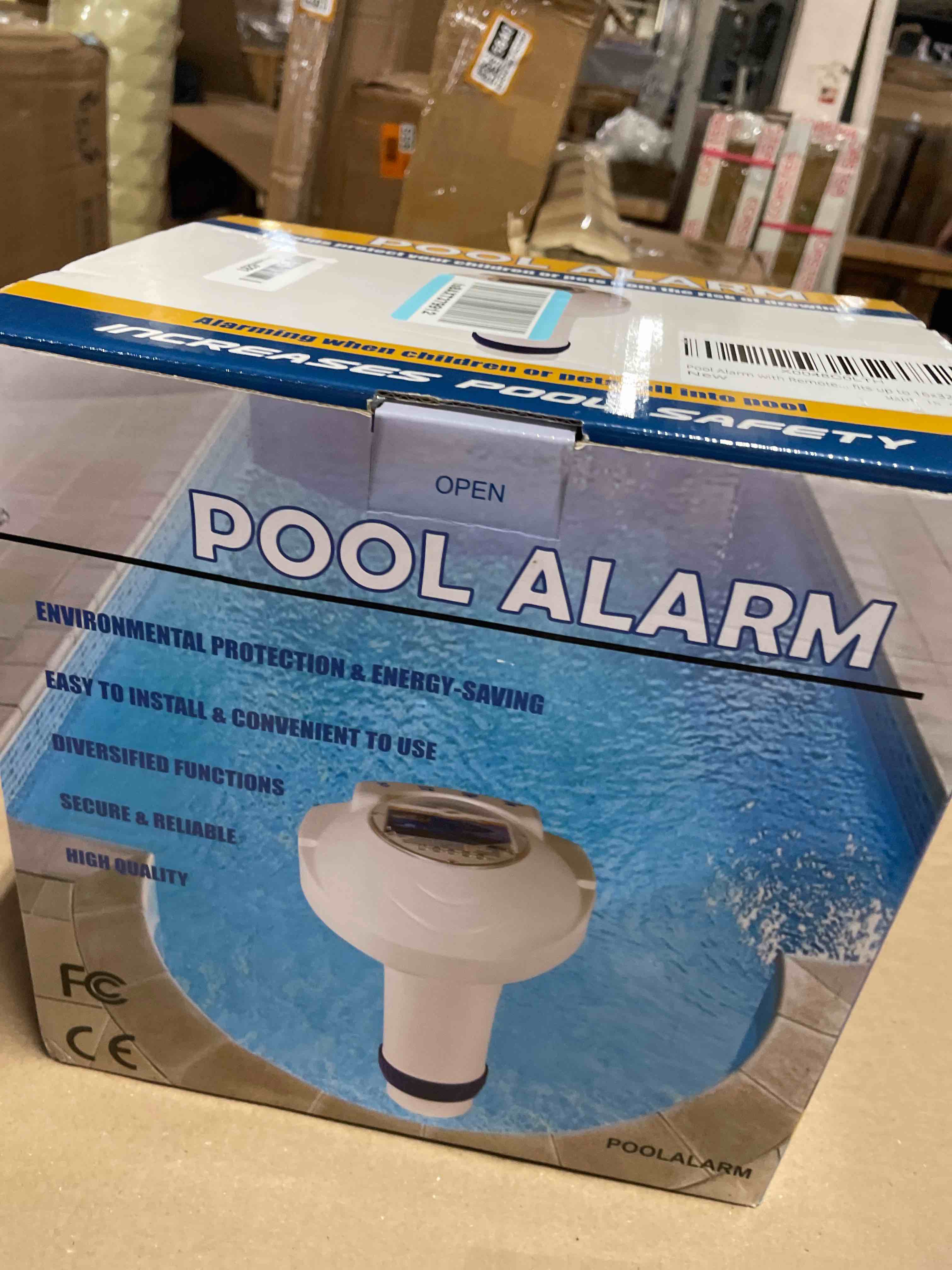 Condition photo showing New/Like New for Pool Alarm with Remote Receiver, Pool Underwater Drown Monitor System, Battery Powered Poolside Alarms for Inground&Above Ground Pools, Kids Child Pets Swimming Pool Safety Guard fits up to 16x32sq.ft