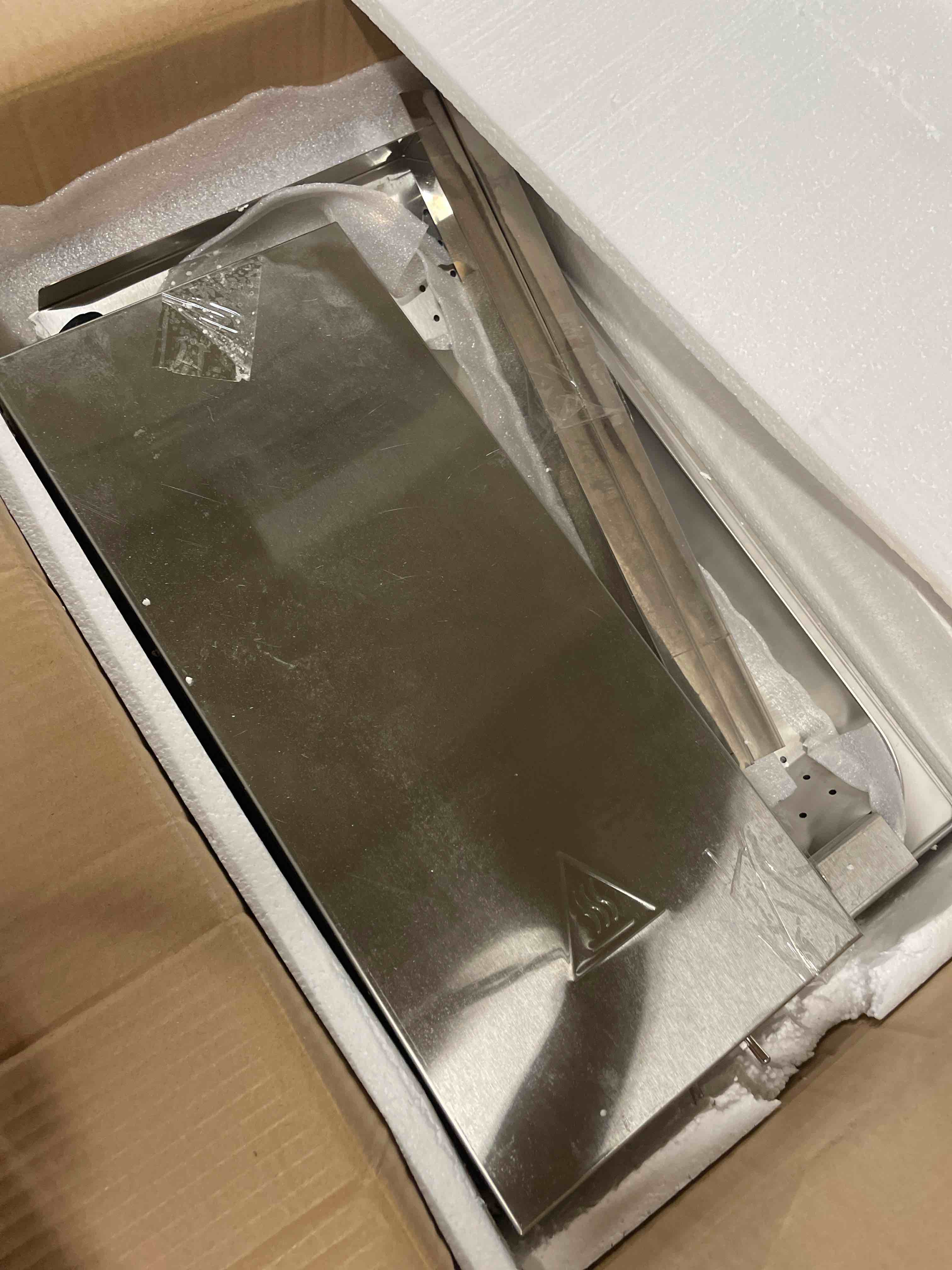 Condition photo showing Good Condition for BEAMNOVA Commercial Grease Trap 25lbs Stainless Steel Interceptor, Side Inlet for Restaurant Home Kitchen Tools