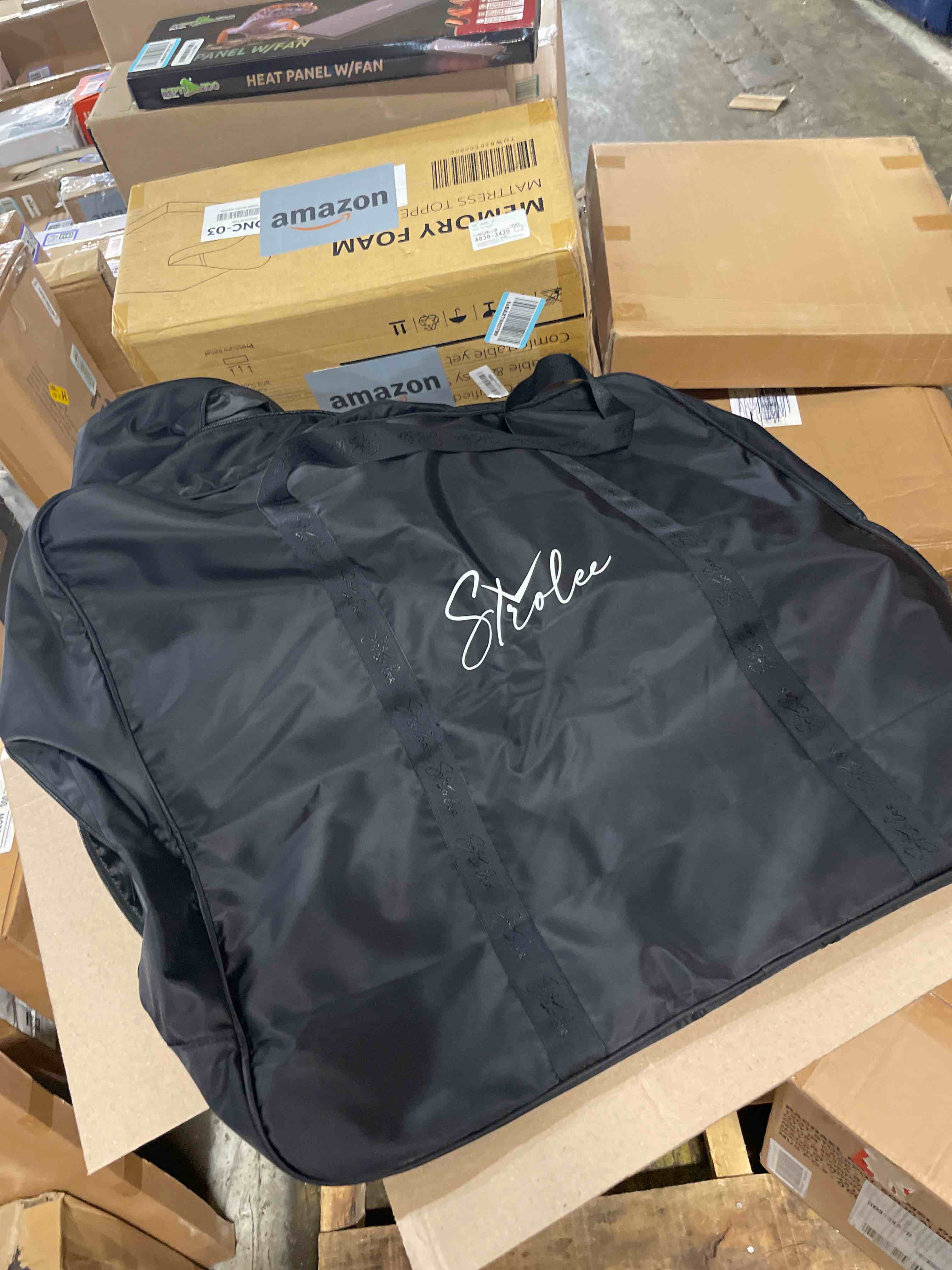 Condition photo showing Good Condition for Strolee Padded Double Stroller Travel Bag & Protective Storage Cover For Airplane Gate Check - Universal Fit On Most Double Travel Strollers