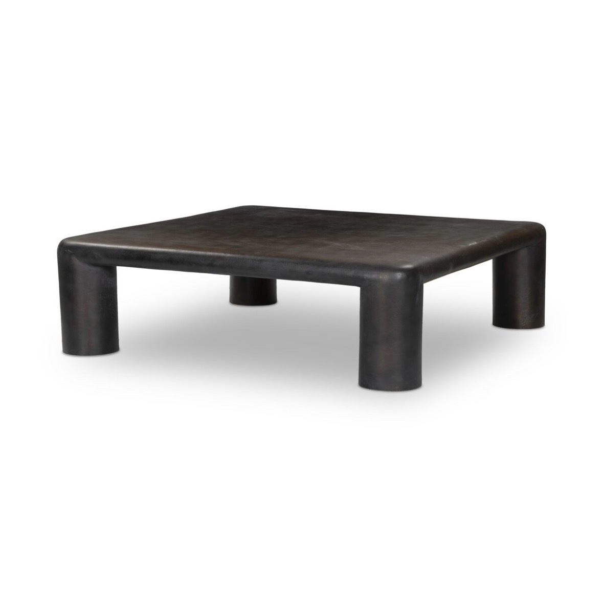 Condition photo showing New/Like New for four hands targon coffee table (new in box)  - 55.00"w x 55.00"d x 16.00"h