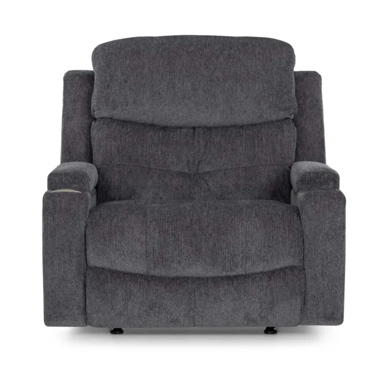 Condition photo showing New/Like New for arlington fabric chair & a half power rocker recliner 46 w × 42.5 d × 46.5 h