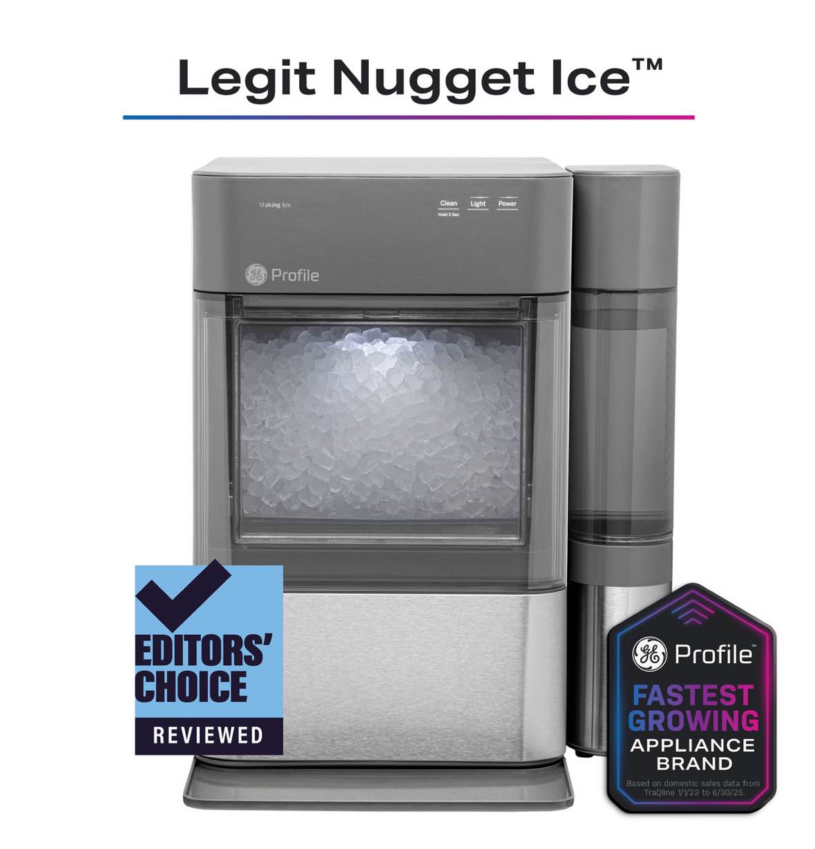 ge profile opal 2.0 nugget ice maker with side tank