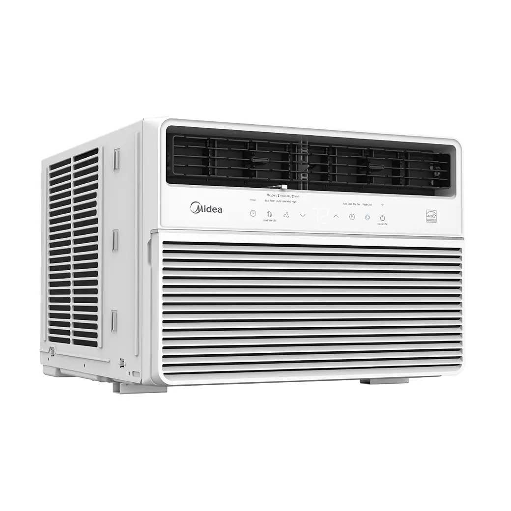 Condition photo showing New/Like New for midea 24,000 btu doe smart inverter window air conditioner, for spaces up to 1,500 sq. ft (in box) 24 x 21.7 x 14.7