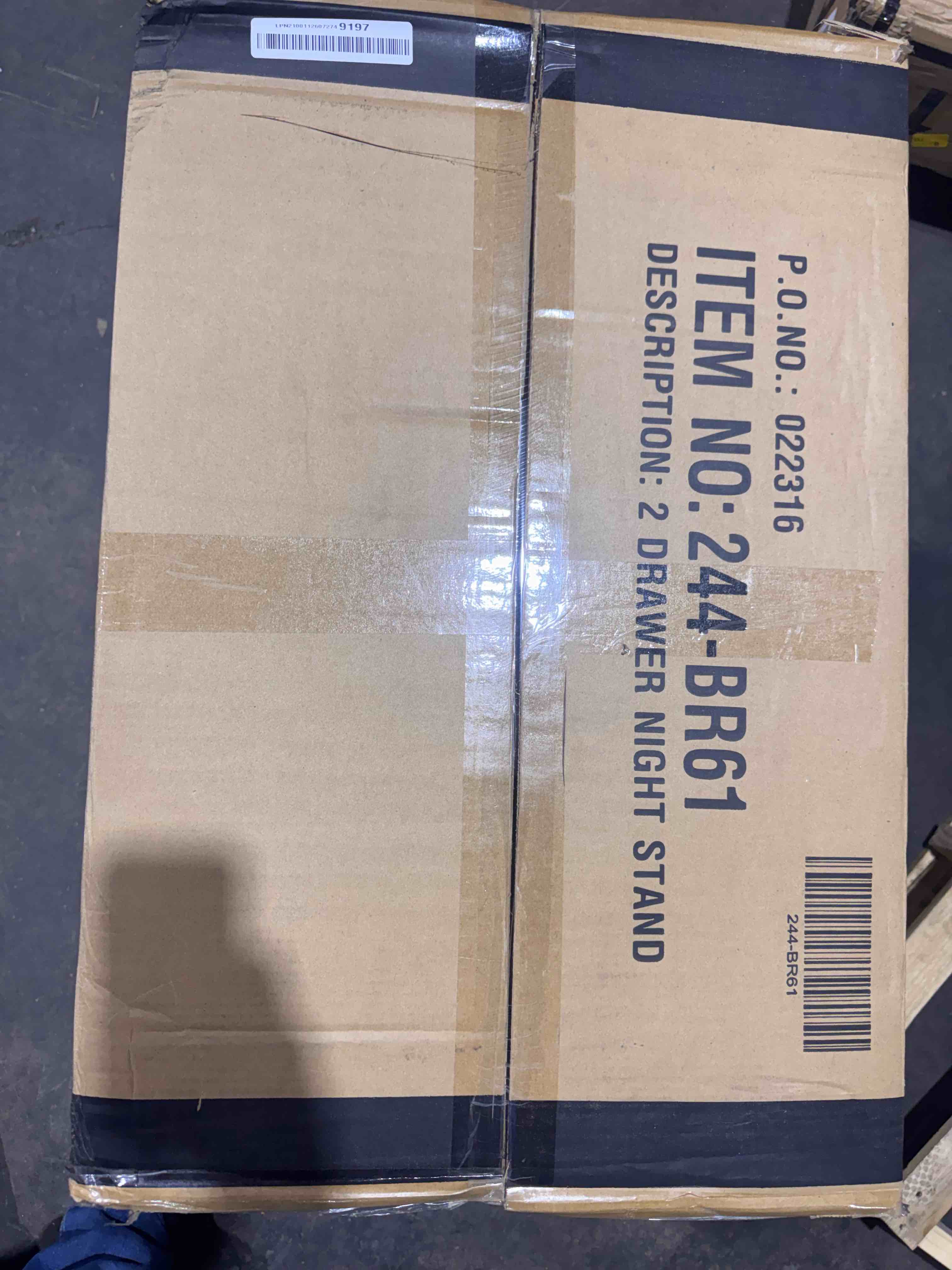 Condition photo showing New/Like New for liberty furniture backroads nightstand with charging station 30.0w x 28.0h x 17.0d