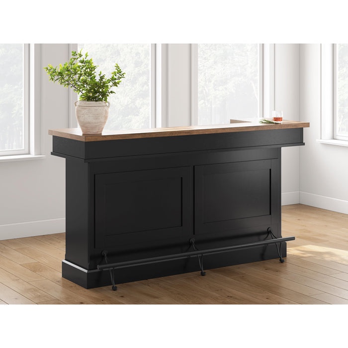 Condition photo showing New/Like New for wildenauer 78in bar d634-65 - signature design by ashley