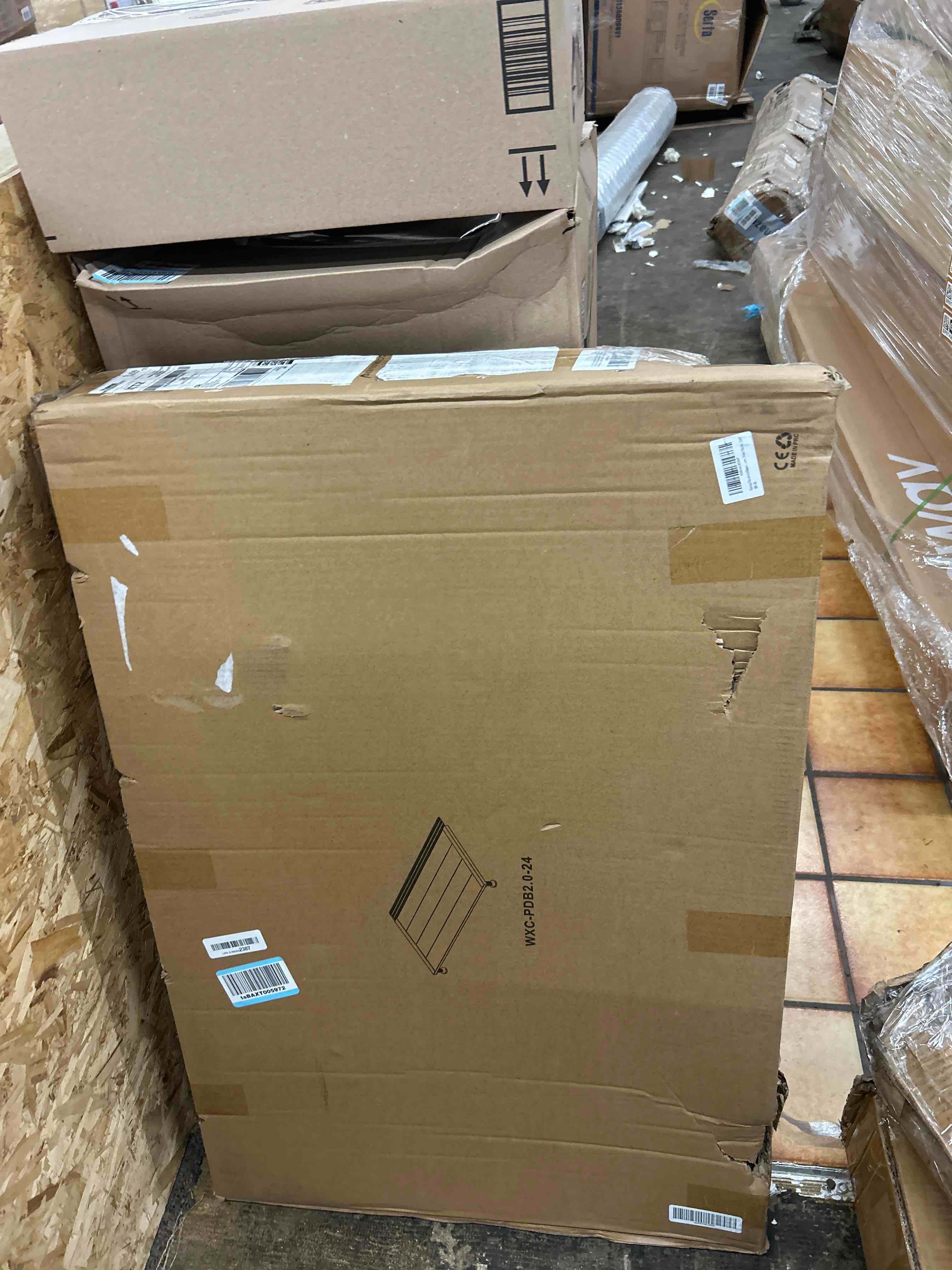 Condition photo showing New/Like New for threshold ramps for wheelchairs, adjustable height 3"-6.2" and 24"×36" platform aluminum wheelchair ramp, door threshold ramps with a non-slip thick door mat for scooters, power chairs, cart