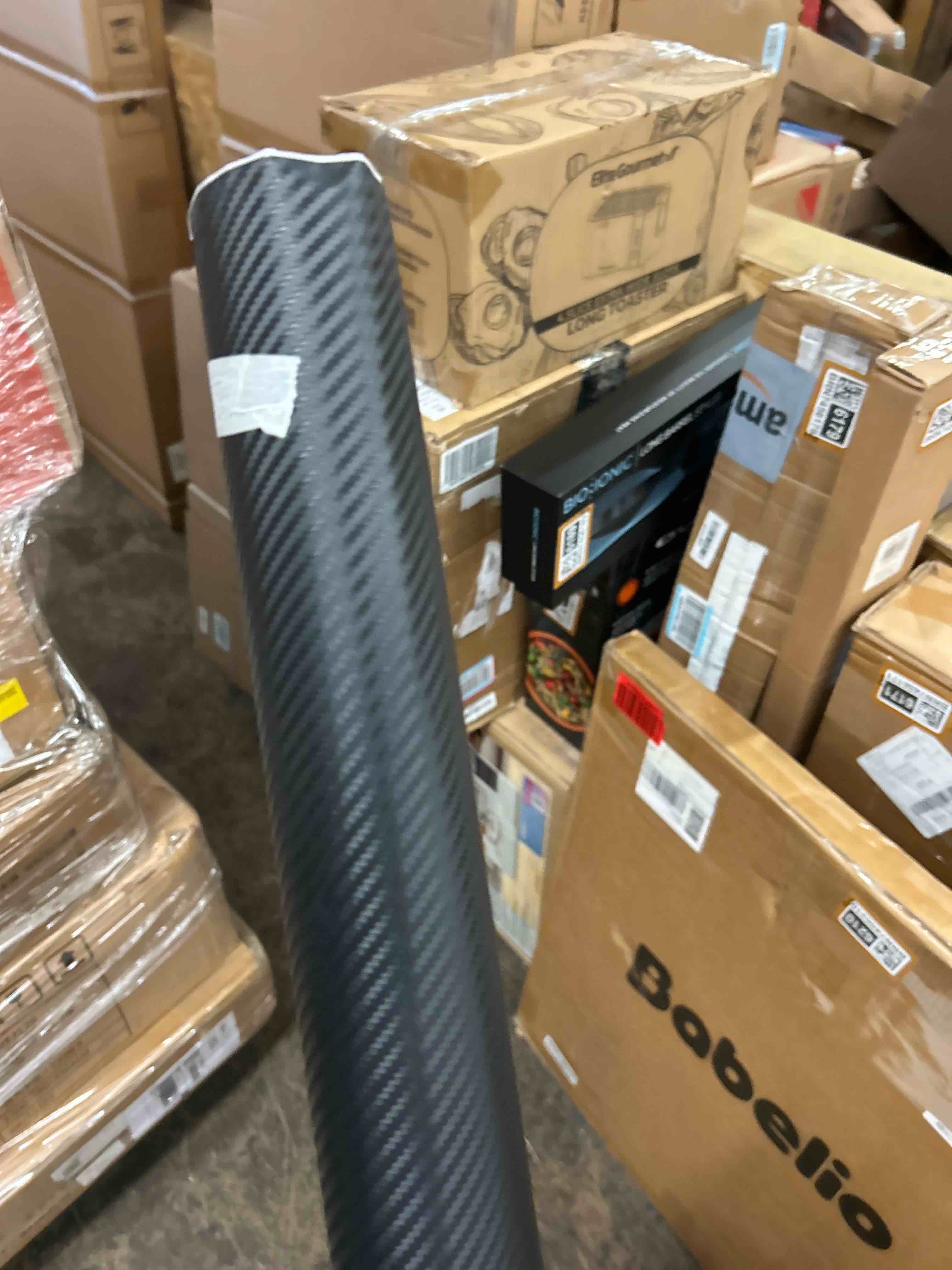 Condition photo showing New/Like New for 3m di-noc carbon fiber matte black vinyl car wrap film sheet roll - ca421-1ft x 4ft (4 sq/ft) (12" x 48")