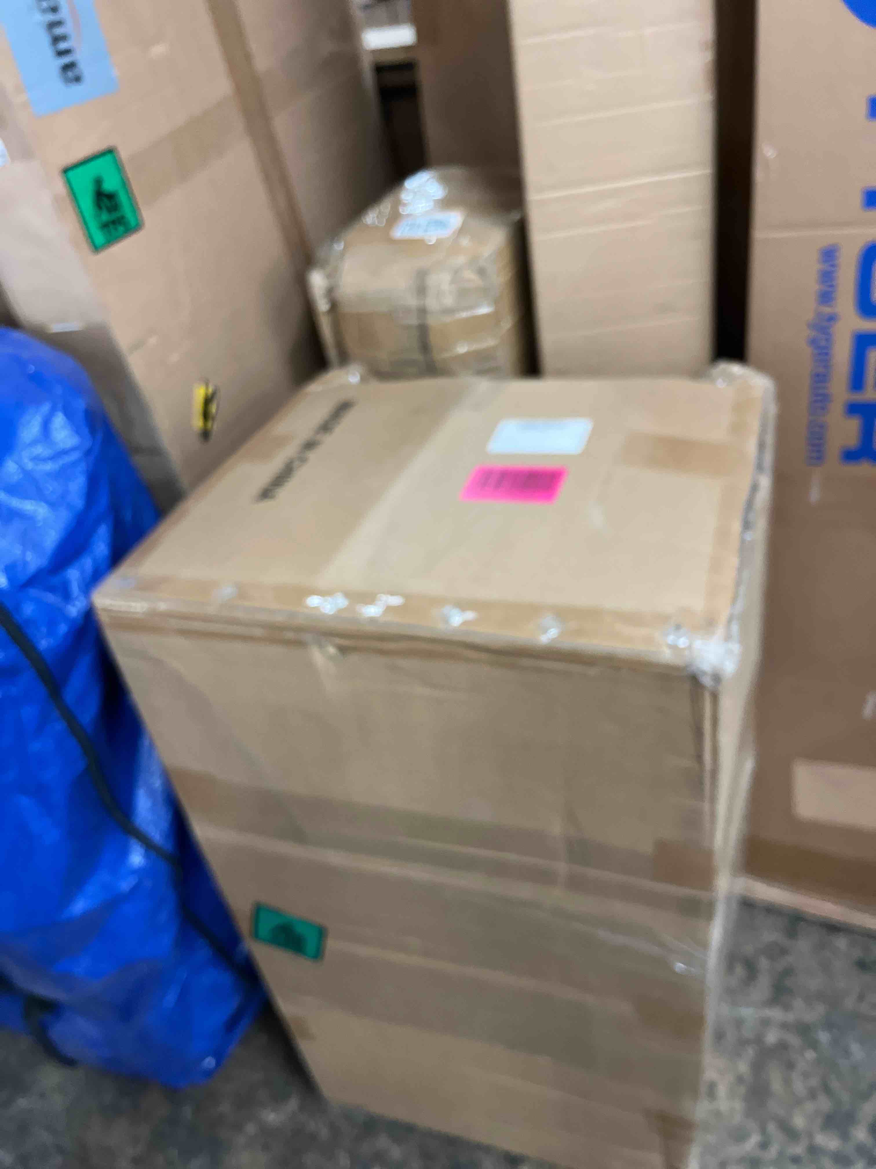 Condition photo showing New/Like New for inflatable paint booth for car 20x13x9ft portable spray booth tent with 750w + 370w dual blowers air filter system for diy spray car truck motorcycle garage furniture part painting