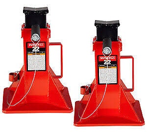 Condition photo showing New/Like New for sunex tools 1522a 22-ton jack stands, pair