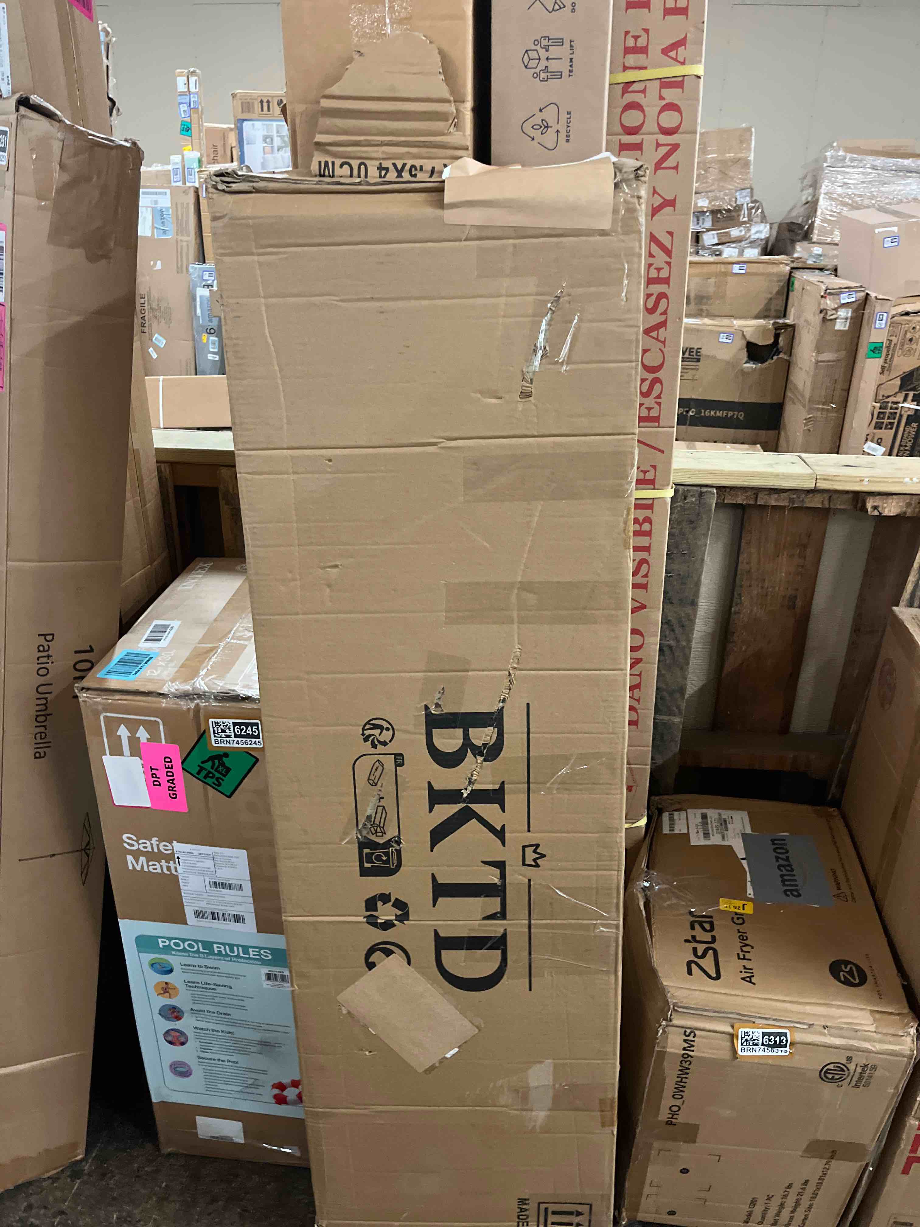 Condition photo showing New/Like New for xabitat full size ironing board 57" x 15" with wall mount hanger, full metal construction iron board, built in iron caddy, heat & scorch resistant fabric, cord holder, anti-skid feet, heavy duty