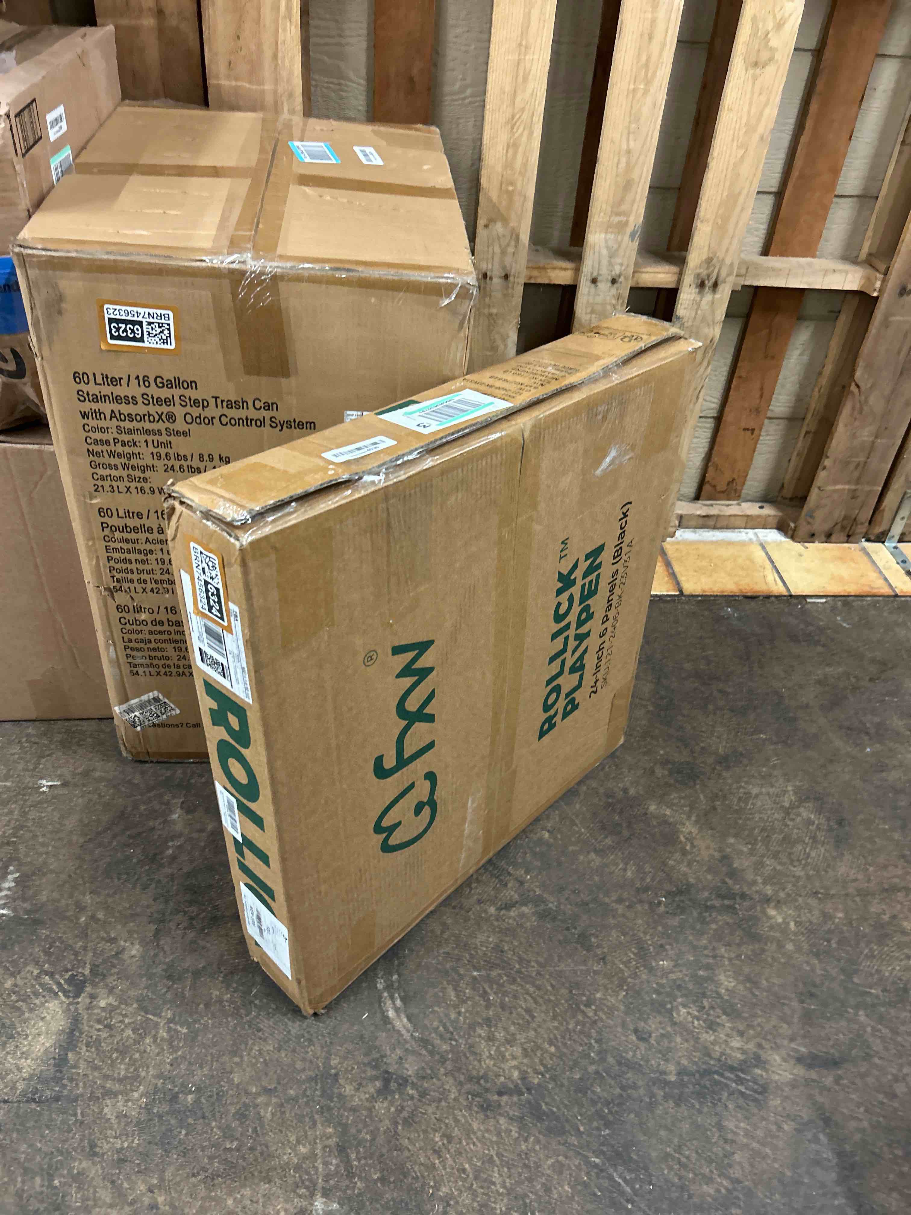 Condition photo showing New/Like New for fxw rollick unleashed dog playpen for indoor, yard, rv camping, 24 inch 6 panels for small and puppy dogs-patented