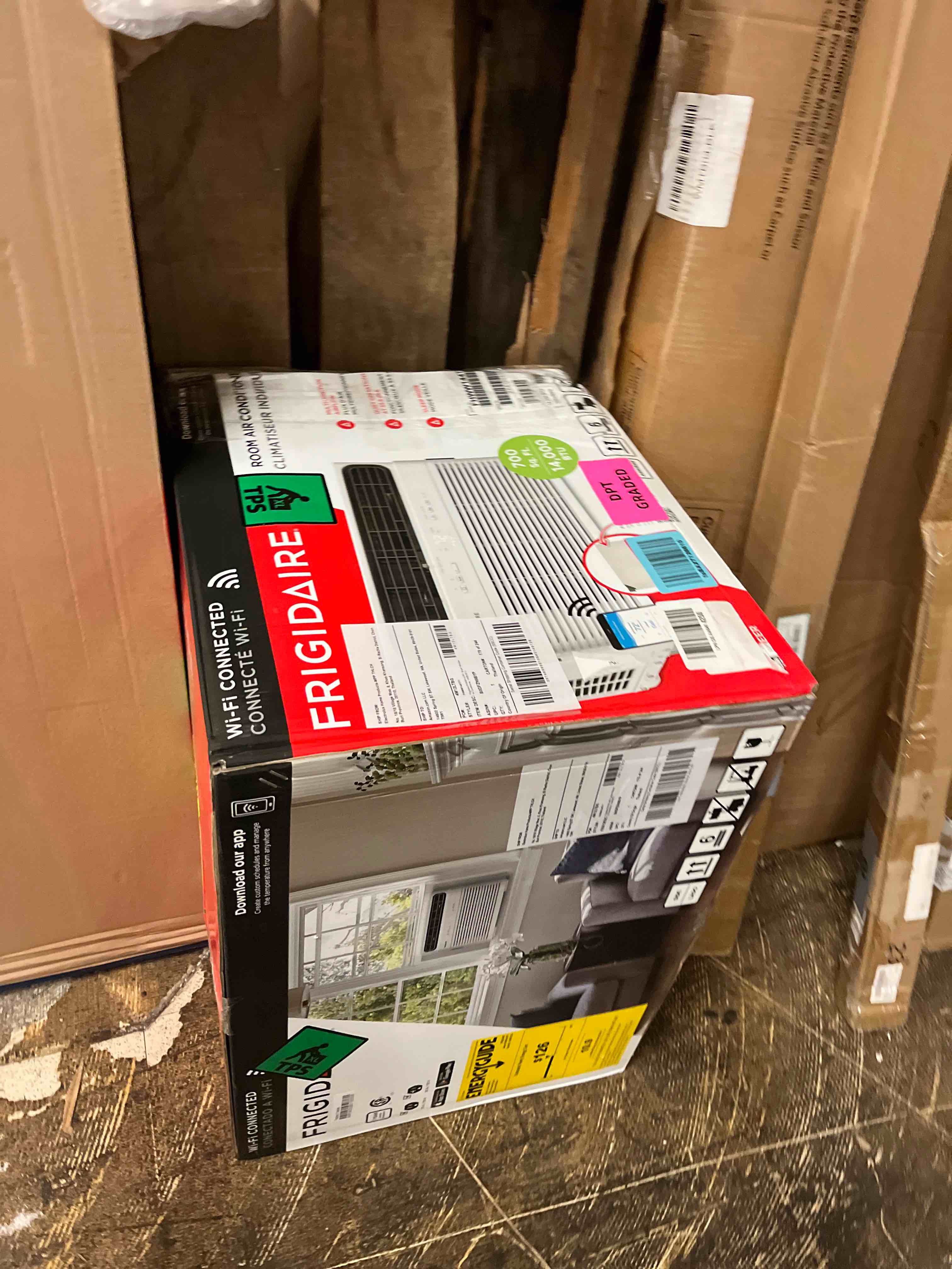 Condition photo showing New/Like New for frigidaire fhww144tf1 smart window air conditioner, 14000 btu