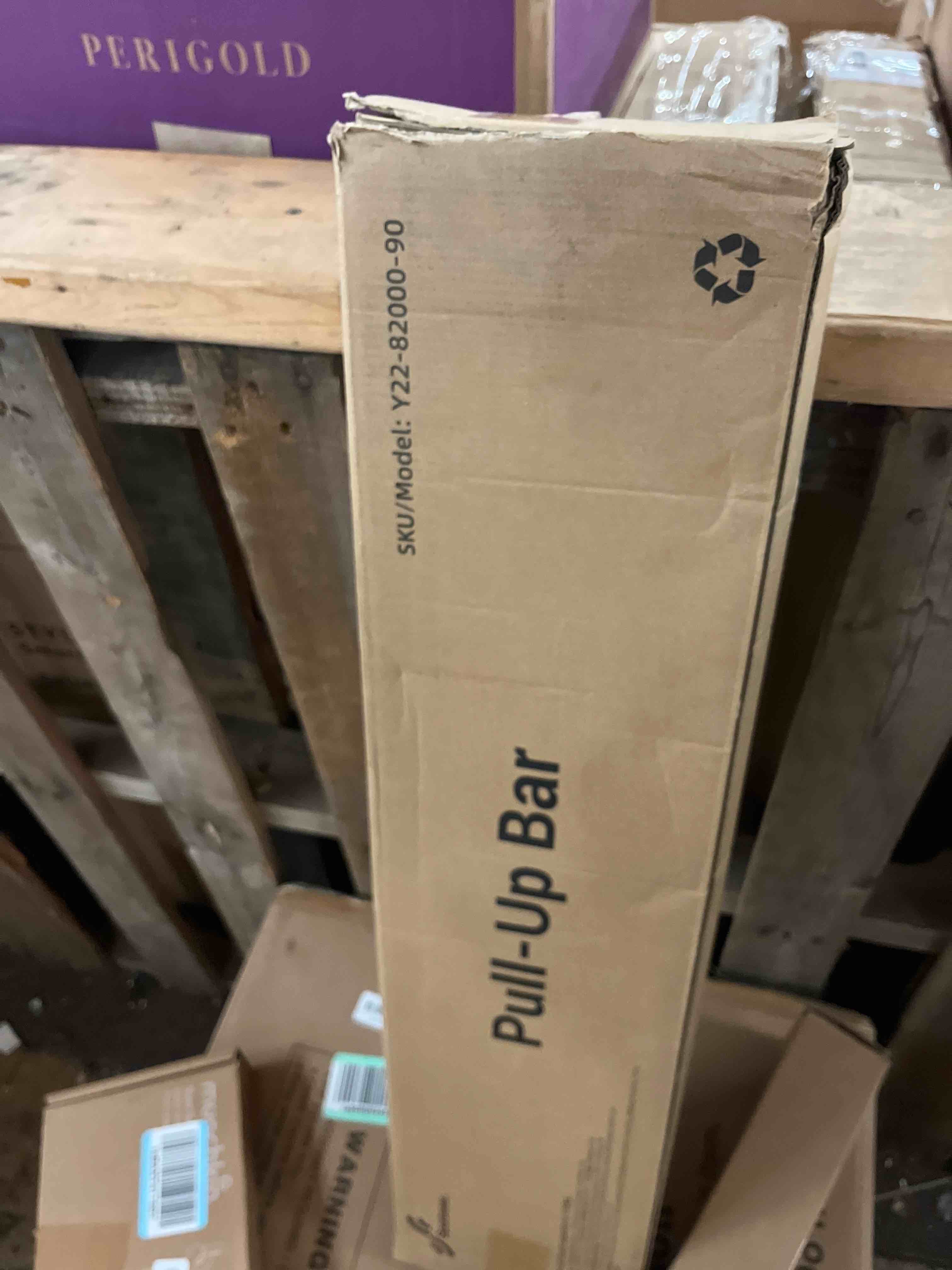 Condition photo showing New/Like New for sportneer pull up bar doorway chin up bar no screws door frame chin up push up sit up bar adjustable 75-94cm (29.5''-37'') up to 200kg capacity workout bar