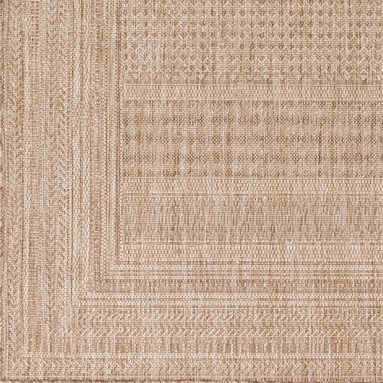 Condition photo showing New/Like New for surya tuareg 94x120  modern 100 percent polypropylene fabric rug - tan finish