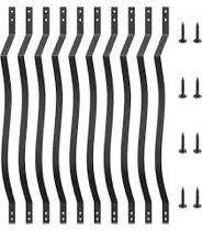 Condition photo showing New/Like New for akenow 51 pack deck balusters for deck railing, 36"x1" heavy duty cast iron stair railing, flat straight baluster with screws, compatible with wood & composite deck for porch, fence, patio - amazon.com