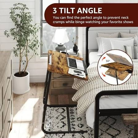 Condition photo showing New/Like New for folding tv tray adjustable dinner - trays for eating on couch wooden tables mate stand foldable desk with cup holder portable