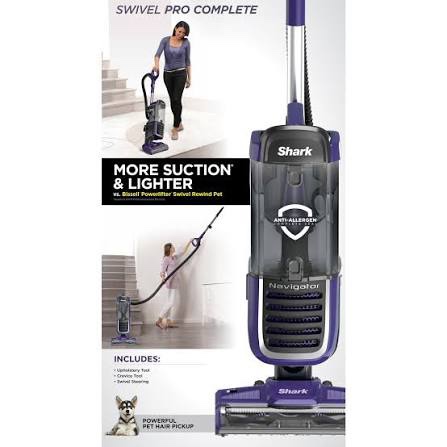 Condition photo showing New/Like New for shark navigator swivel pro upright vacuum cleaner - hepa filter anti-allergen seal powerful suction