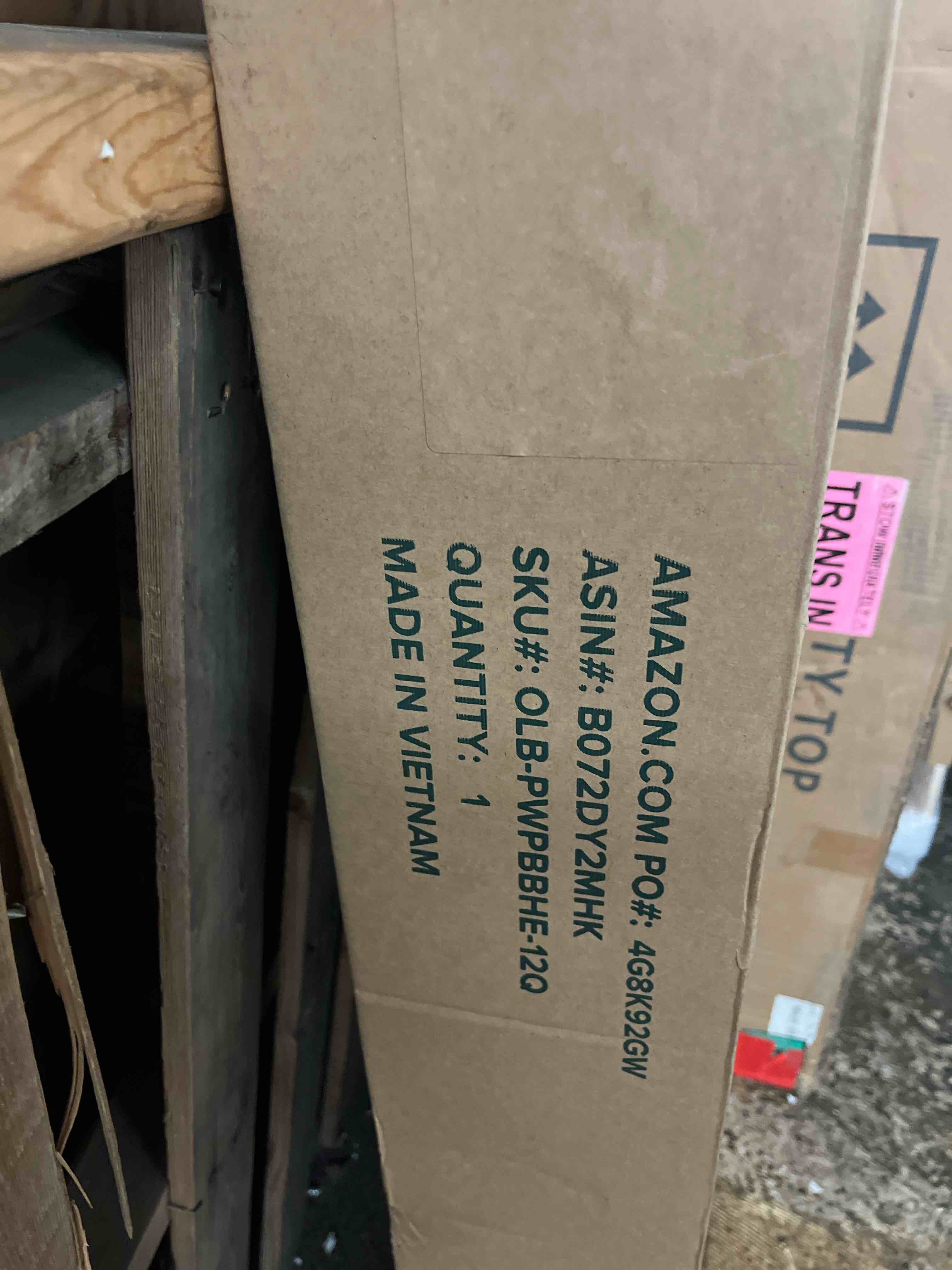 Condition photo showing New/Like New for zinus vivek deluxe wood platform bed frame with headboard, wood slat support, no box spring needed, easy assembly, queen