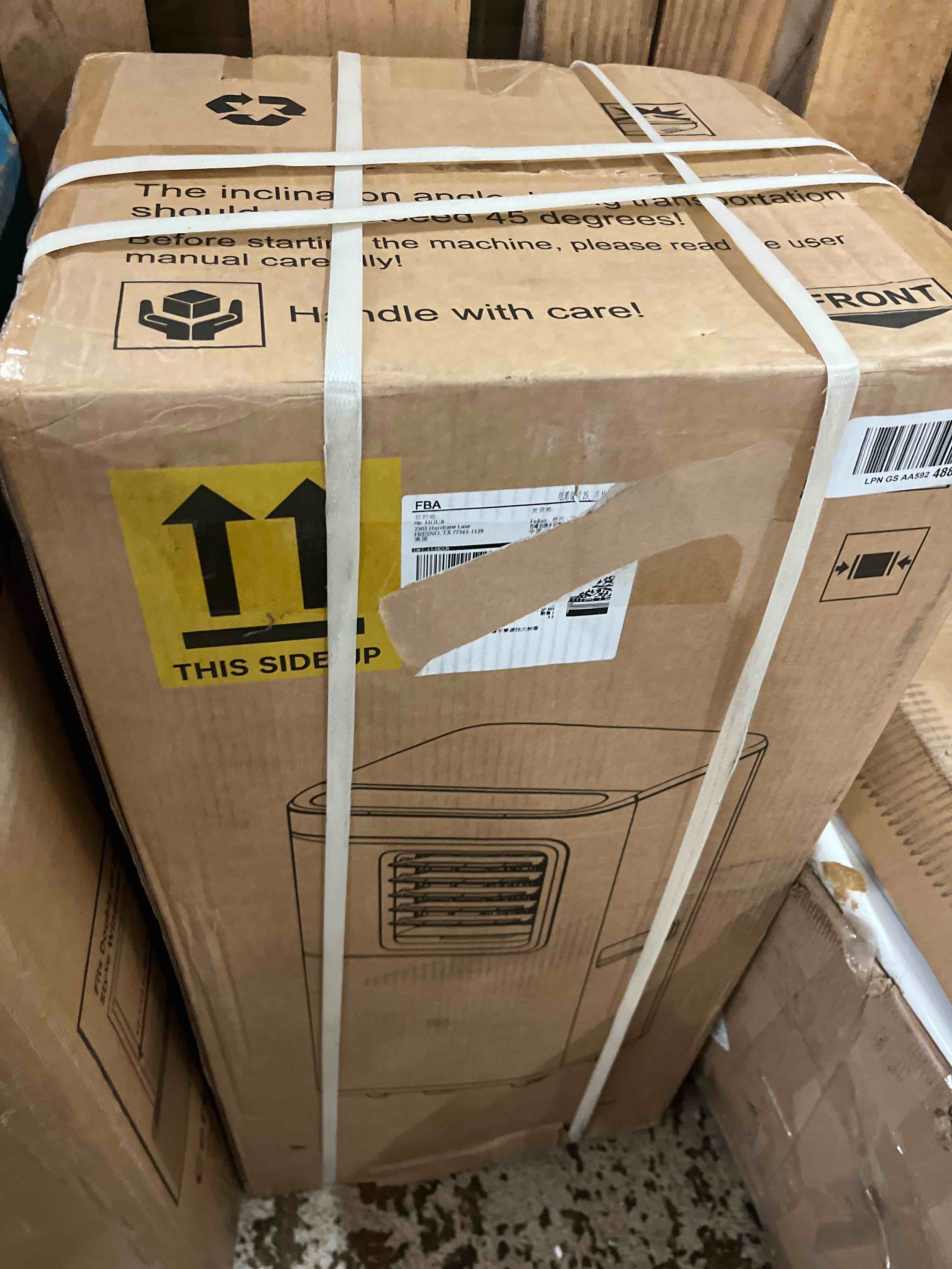 Condition photo showing New/Like New for 16000 btu portable air conditioners for large room up to 730 sq.ft 5-in-1 smart ac unit with wifi app/remote control, fast cooling, dehumidifier, quiet sleep mode, window kit included