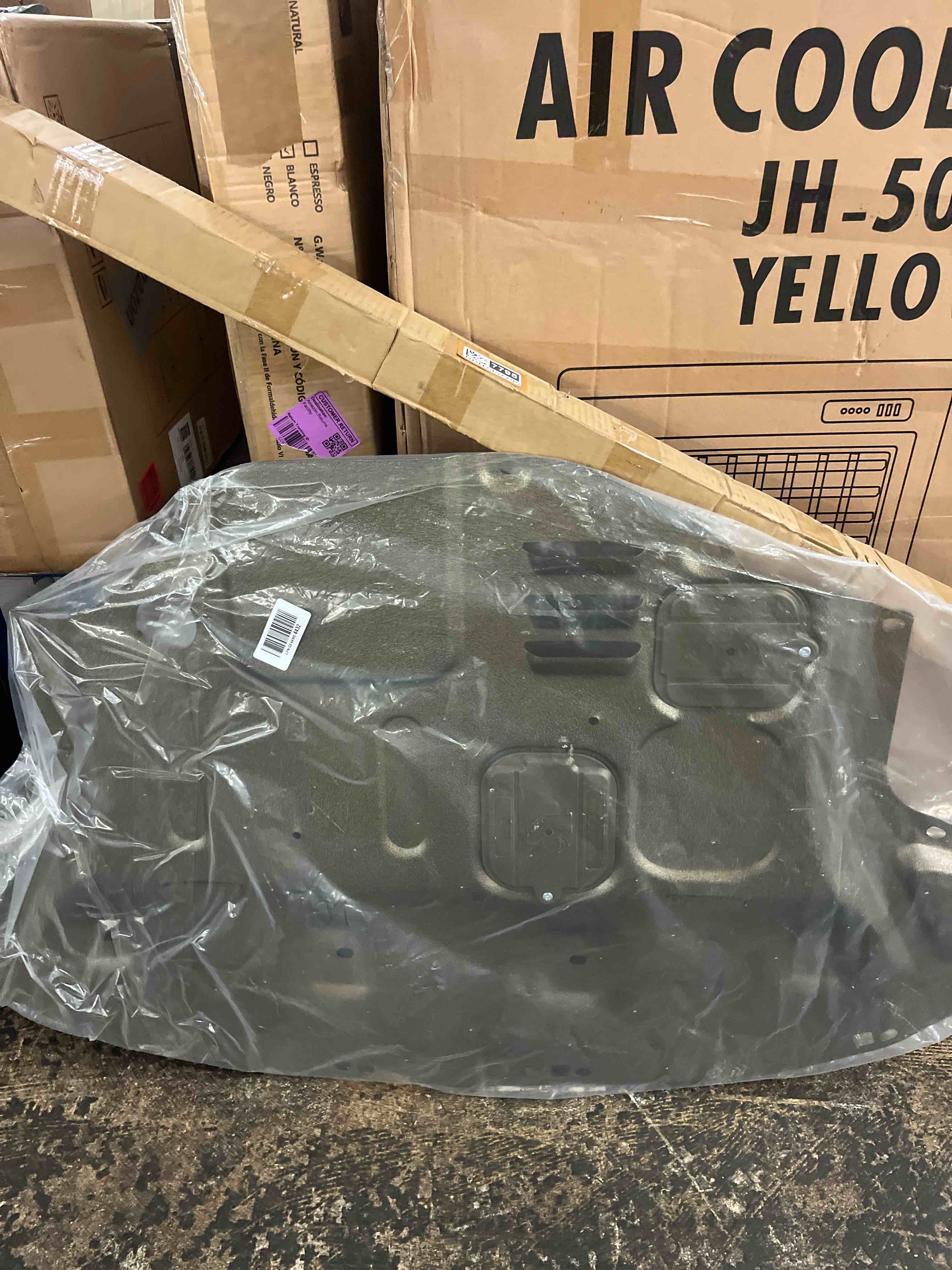 Condition photo showing New/Like New for steel engine splash shield fit for hyundai elantra 2017 2018 2019 2020 front skid plate heavy-duty lower engine cover guard fit for elantra engine shield w/screw hardware
