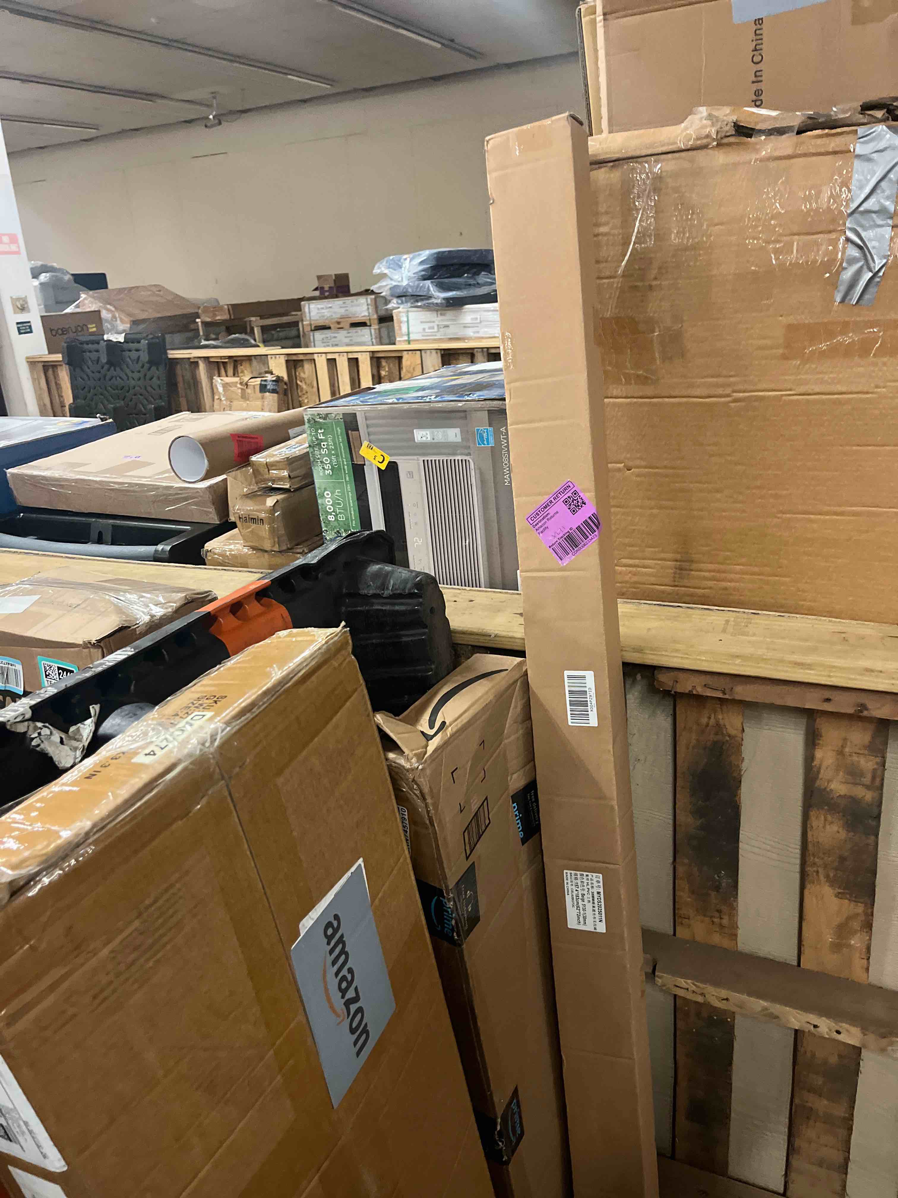 Condition photo showing New/Like New for changshade cordless cellular shades, blackout honeycomb shades for windows, pull down pleated blinds, easy to install for indoor windows and french doors,62" w x 72" h, beige
