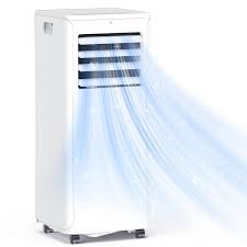 portable air conditioner, 3-in-1 8500 btu ac unit with fan & dehumidifier -quiet cooling for bedroom, home office up to 450 sq.ft, includes complete window mount kit