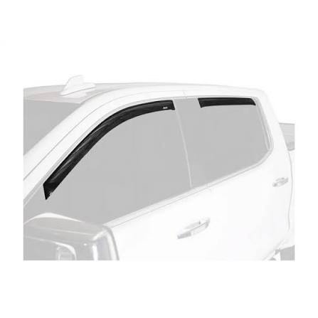 auto ventshade [avs] in-channel ventvisor / rain guards | fits 2010 - 2024 toyota 4runner- smoke, 4 pcs. | 194242