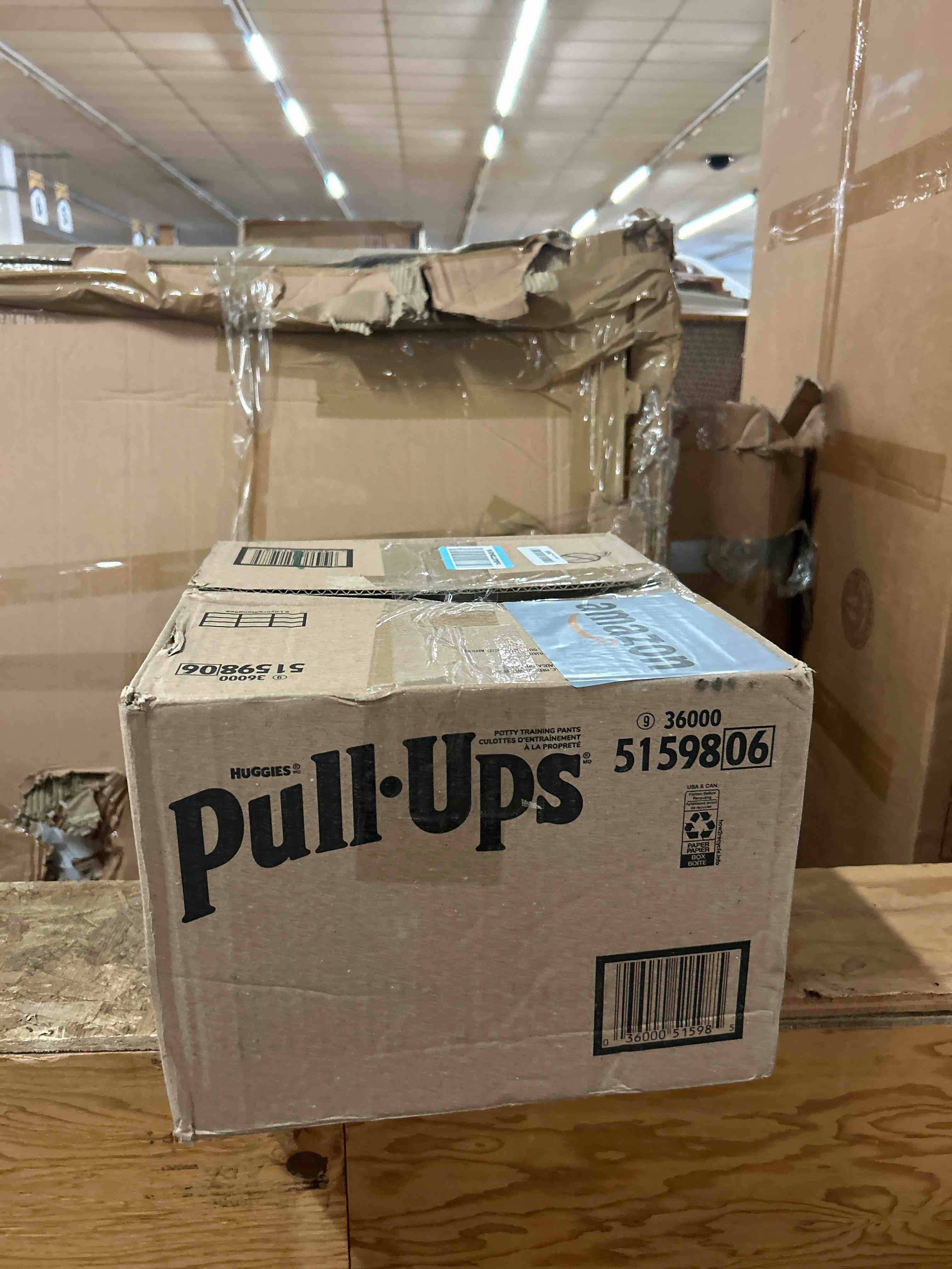 Condition photo showing New/Like New for pull-ups boys' potty training pants, size 4t-5t training underwear (38-50 lbs), 99 count