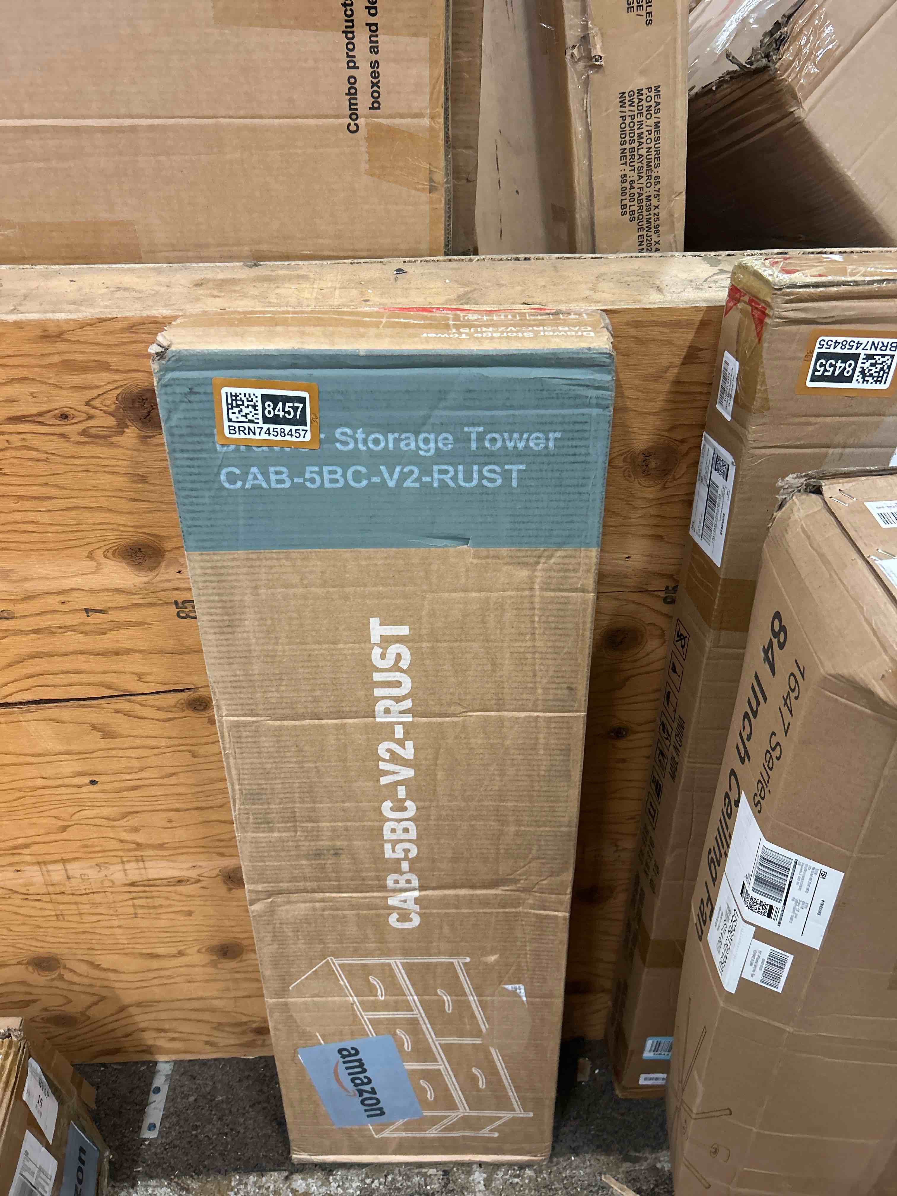 Condition photo showing New/Like New for sweetcrispy 5 drawers dresser for bedroom, kidsroom furniture, small chest tower, storage organizer units for clothing, closet, fabric bins, wood top, steel frame, lightweight, assemble tools include