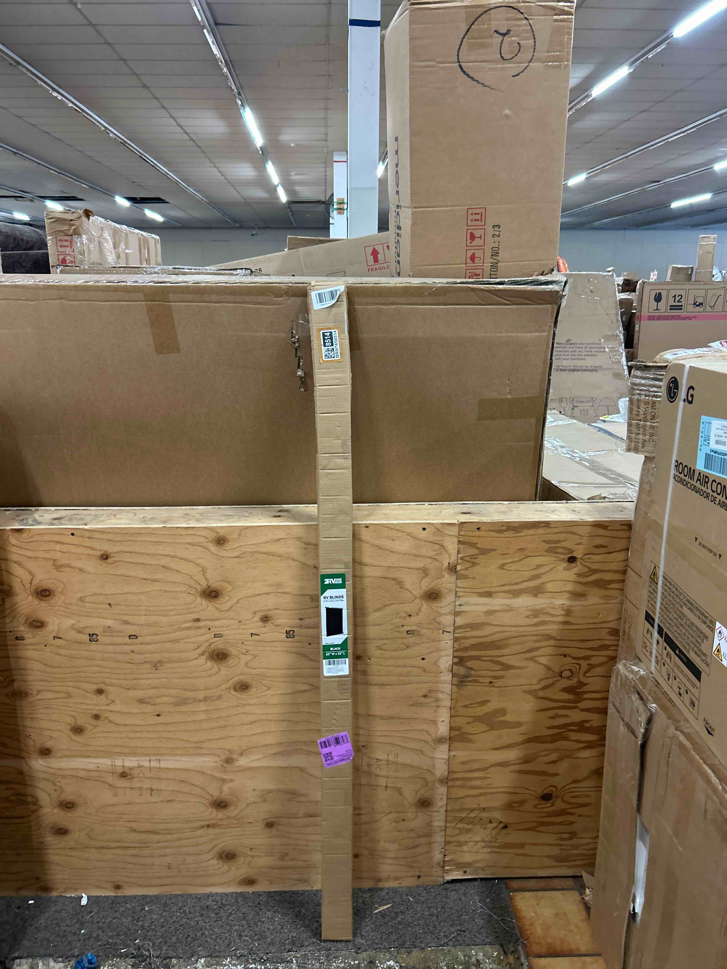 Condition photo showing New/Like New for rv blinds for camper windows, privacy protection, blackout shades for rv, travel trailer, black (62" w x 32" l)