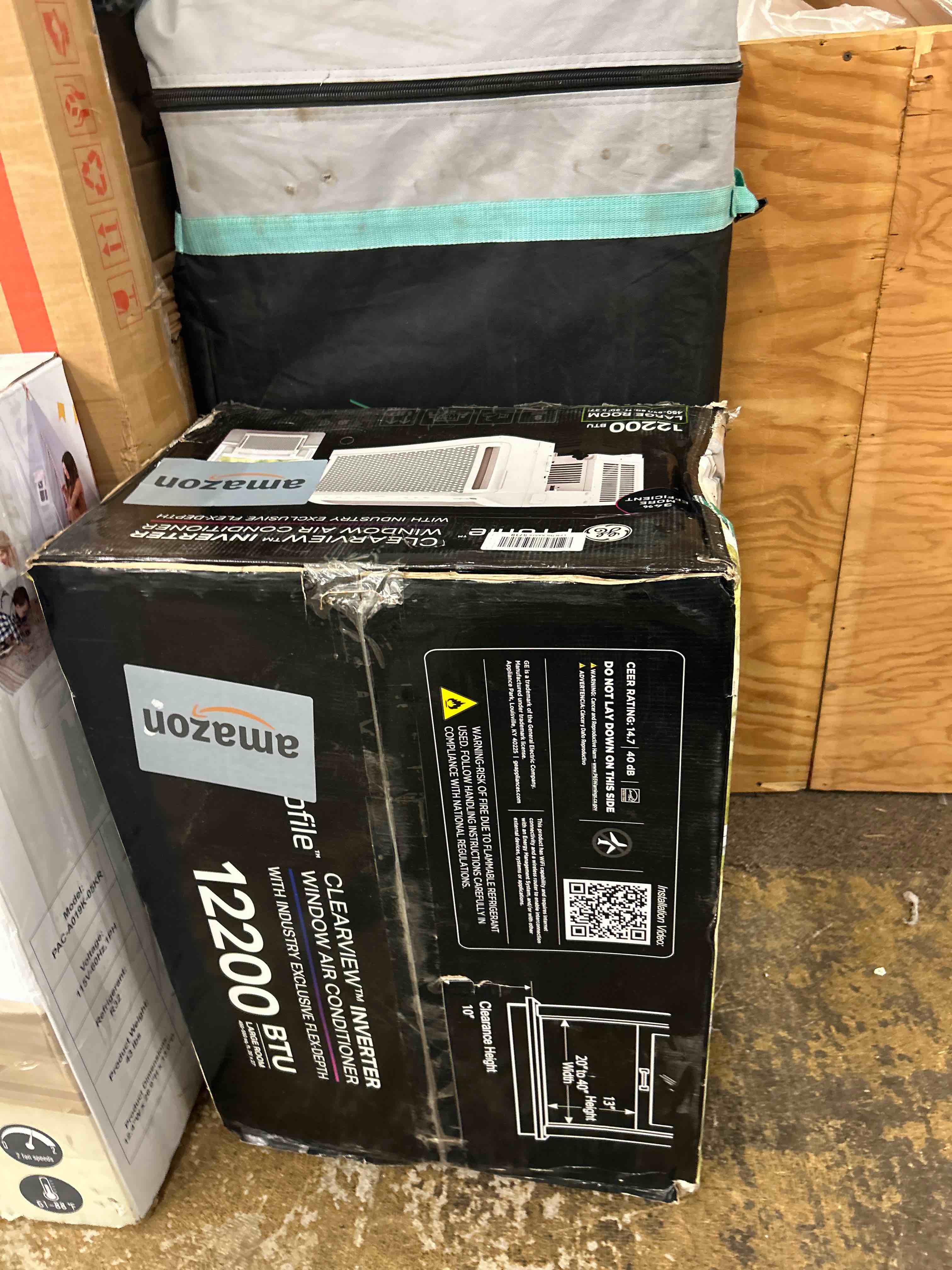 Condition photo showing New/Like New for phnt12cc clearview air conditioner 12,000, inverter technology, ultra quiet, medium rooms up to 550 sq. ft, full window view with easy installation, energy-efficient cooling, 12200 btu, white