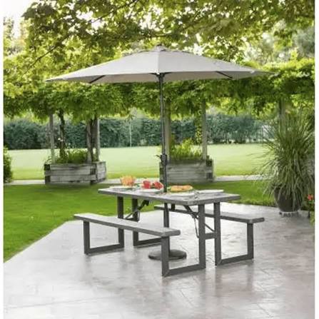 Condition photo showing New/Like New for lifetime 6-foot craftsman outdoor polyethylene folding picnic table
